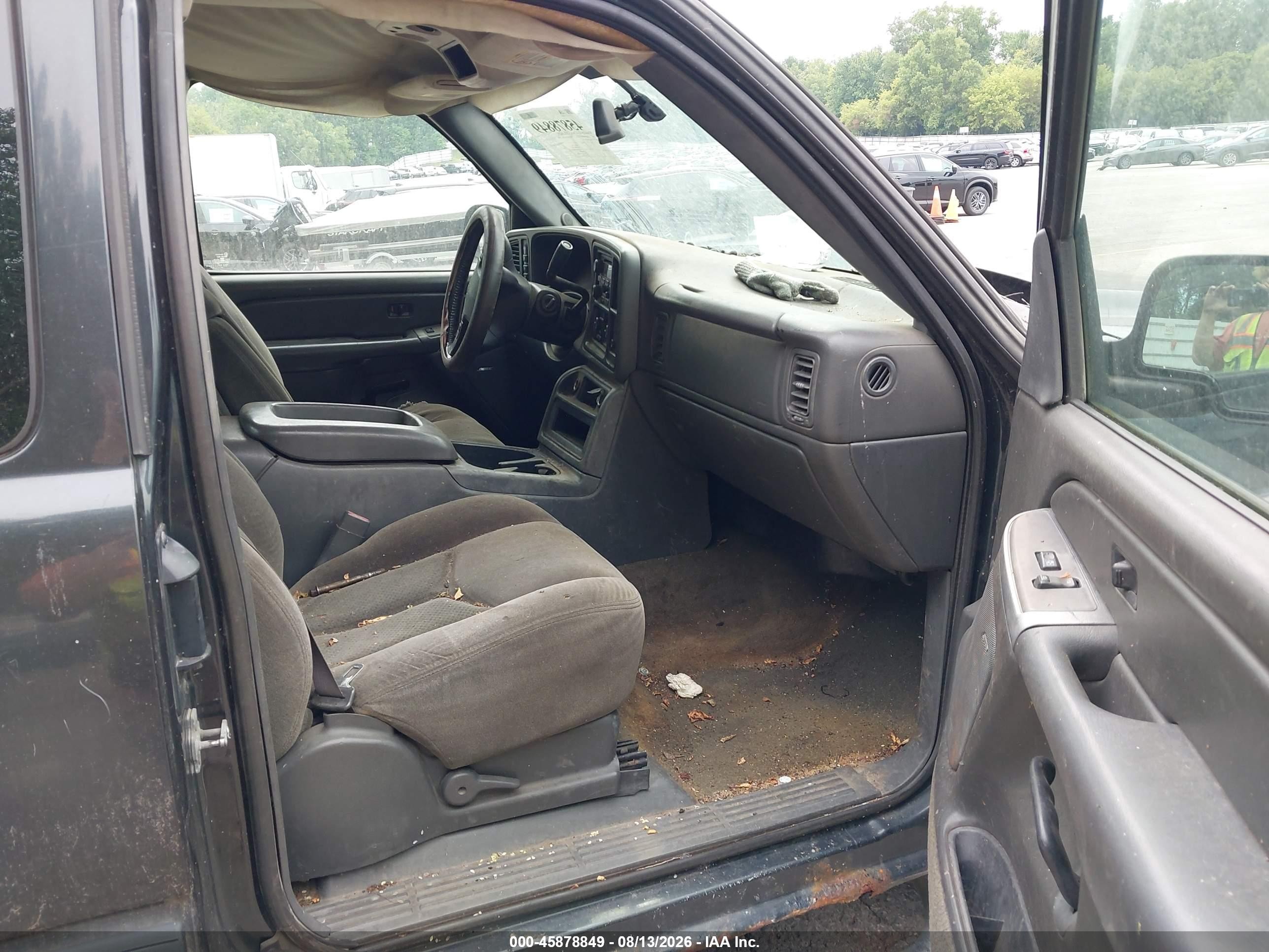 2005 Chevrolet Silverado 2500hd Ls Black vin: 1GCHK29U55E169911