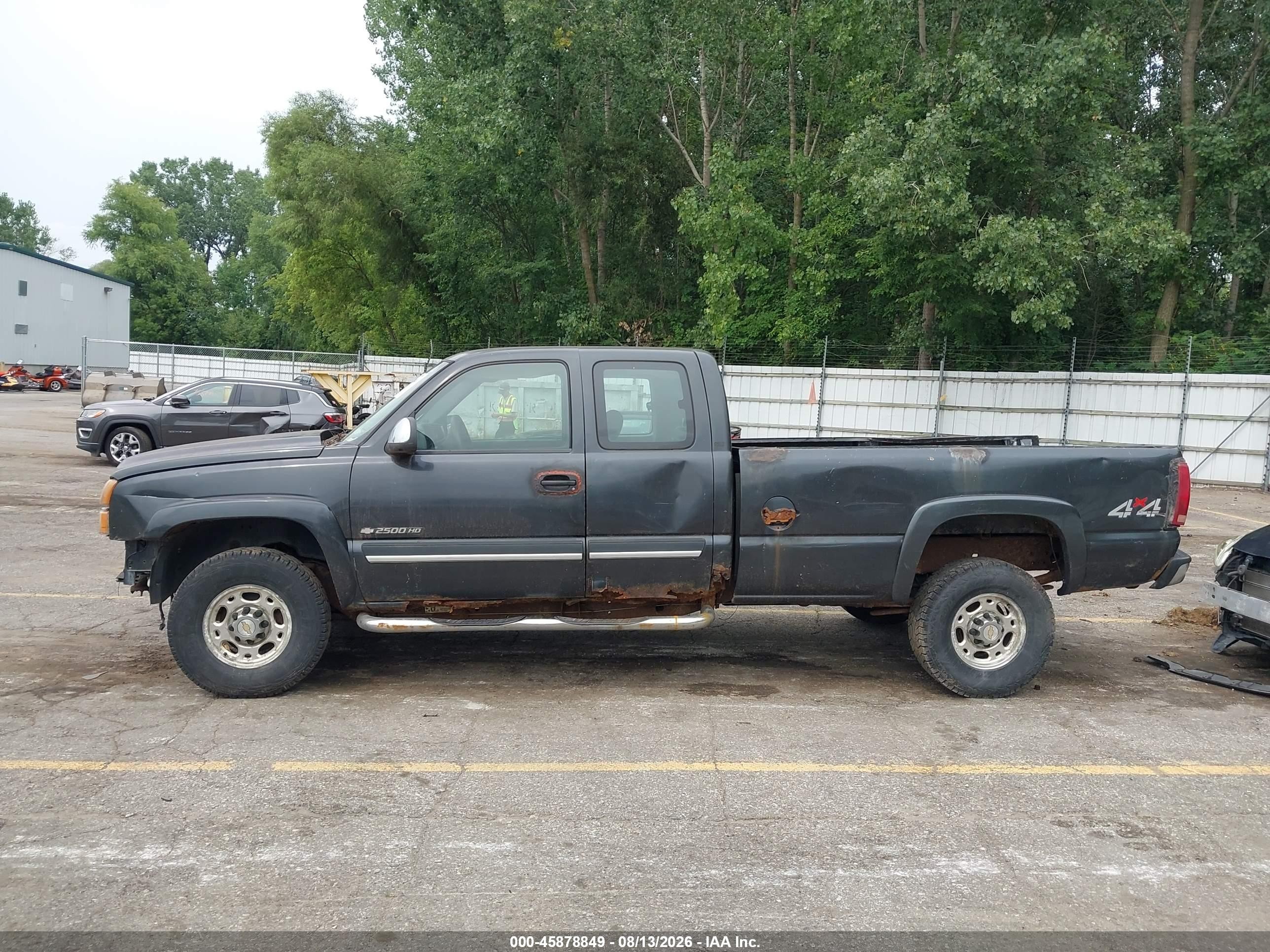2005 Chevrolet Silverado 2500hd Ls Black vin: 1GCHK29U55E169911
