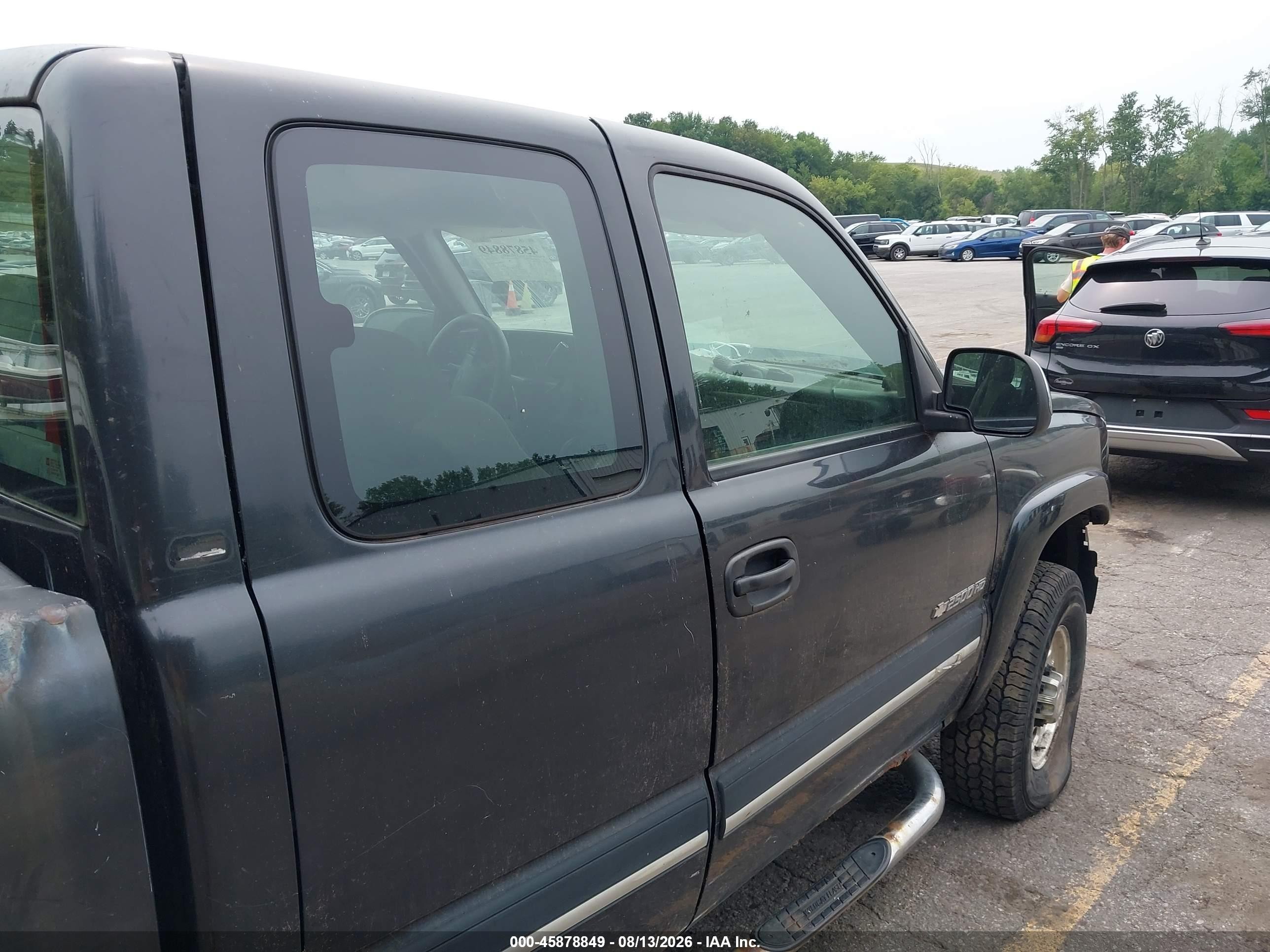 2005 Chevrolet Silverado 2500hd Ls Black vin: 1GCHK29U55E169911