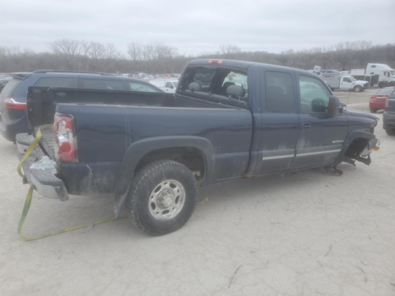 2005 Chevrolet Silverado K2500 Heavy Duty Blue vin: 1GCHK29U55E178544