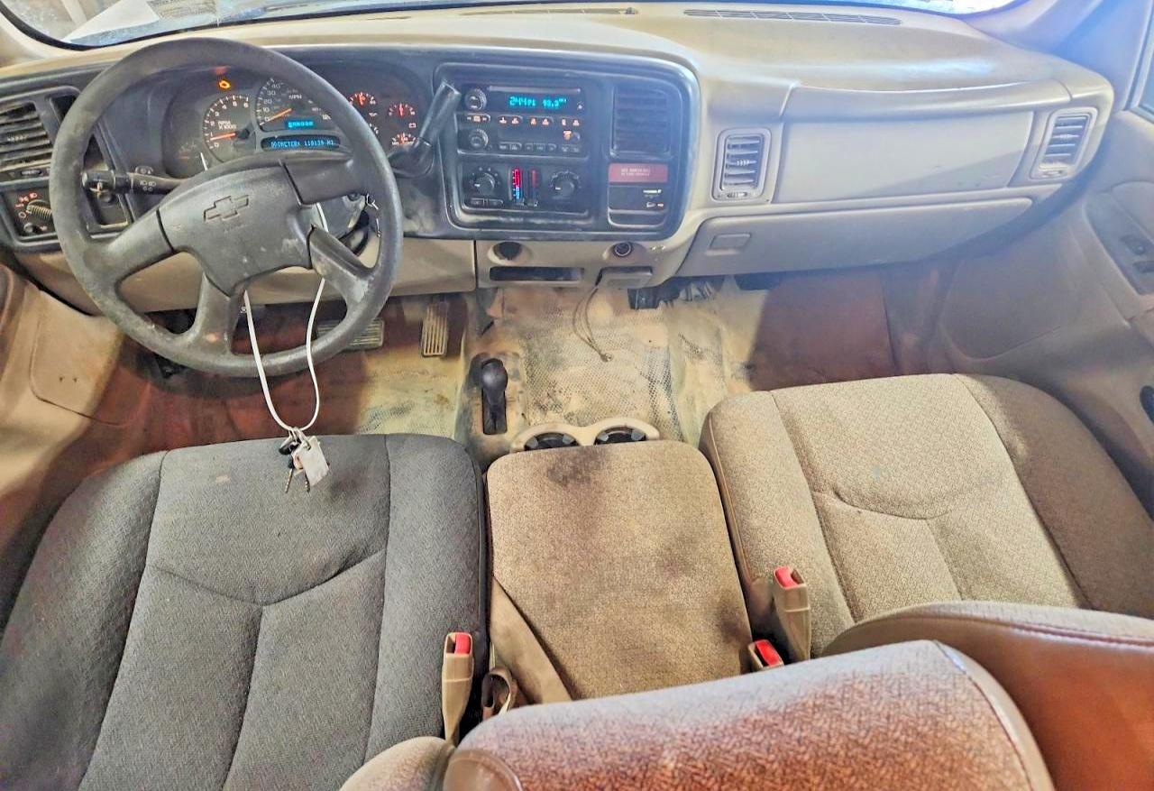 2005 Chevrolet Silverado K2500 Heavy Duty White vin: 1GCHK29U55E212692