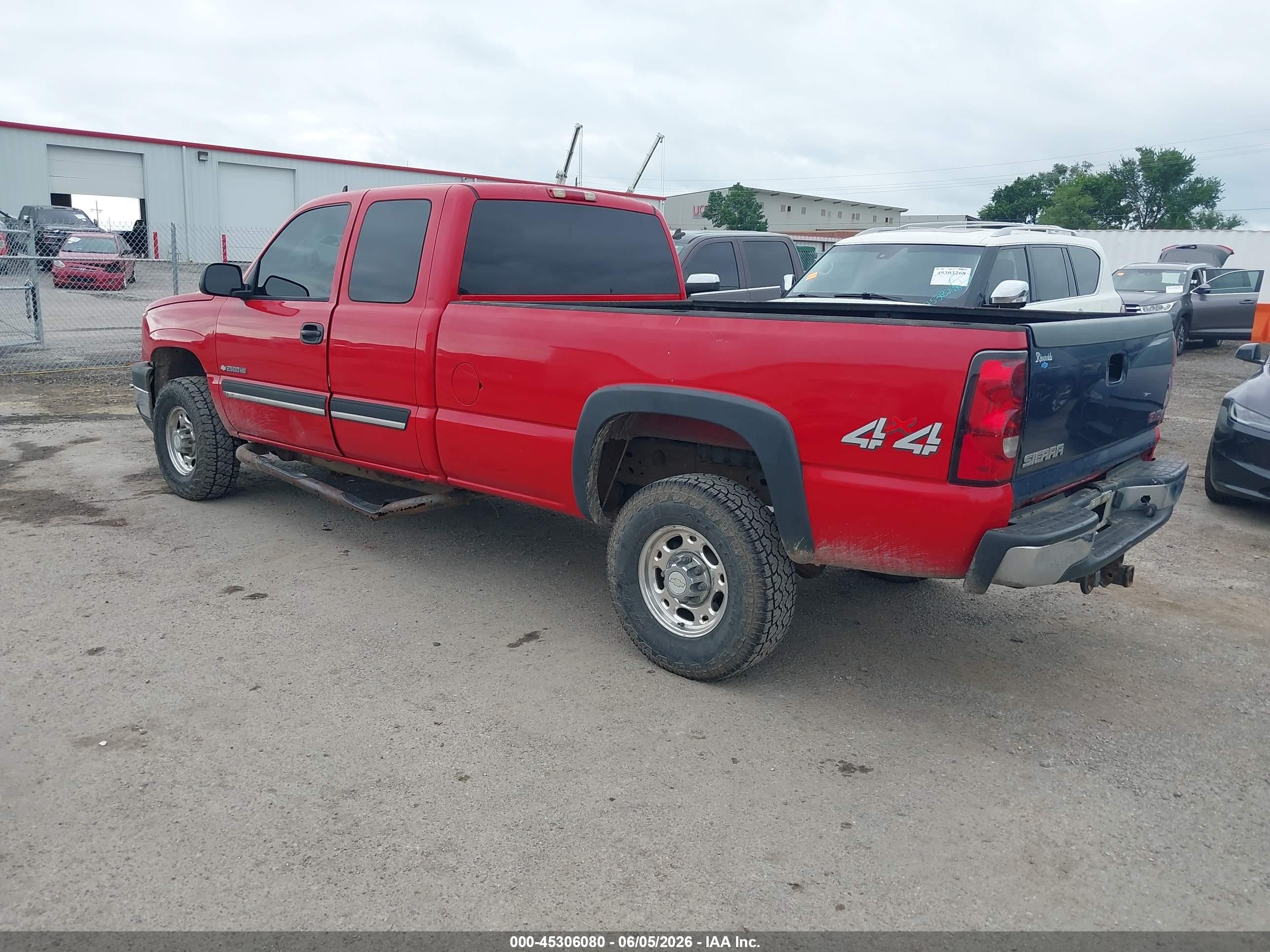 2006 Chevrolet Silverado 2500hd Lt1 Red vin: 1GCHK29U56E121567