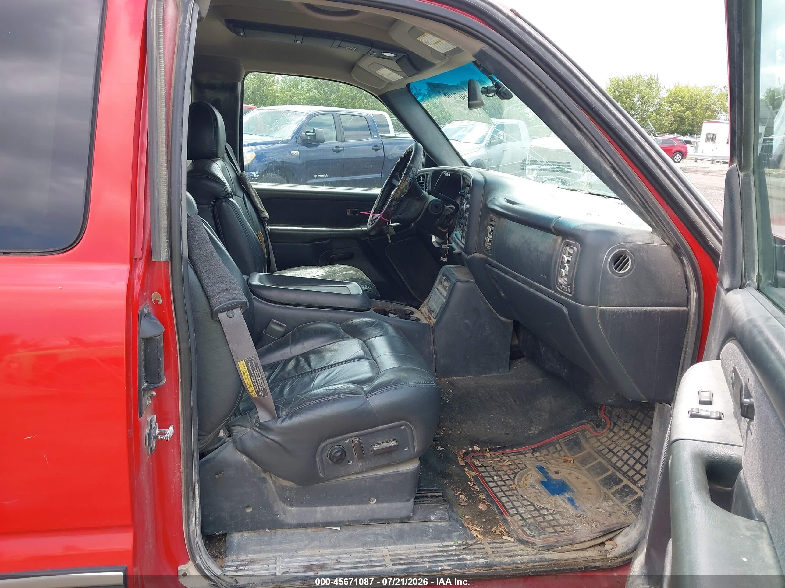 2001 Chevrolet Silverado 2500hd Lt Red vin: 1GCHK29U61Z267364