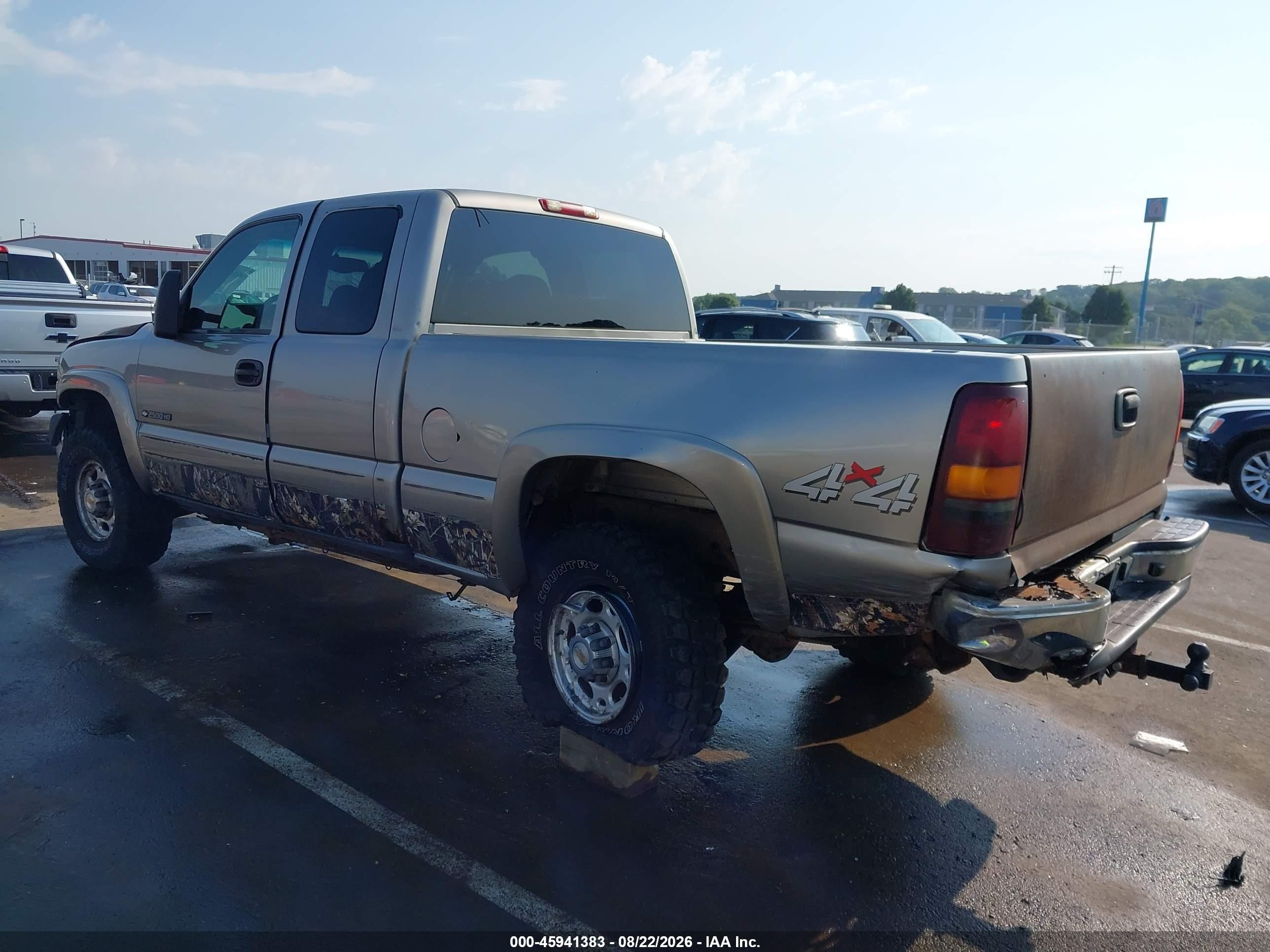 2002 Chevrolet Silverado 2500hd Ls Silver vin: 1GCHK29U62E229741