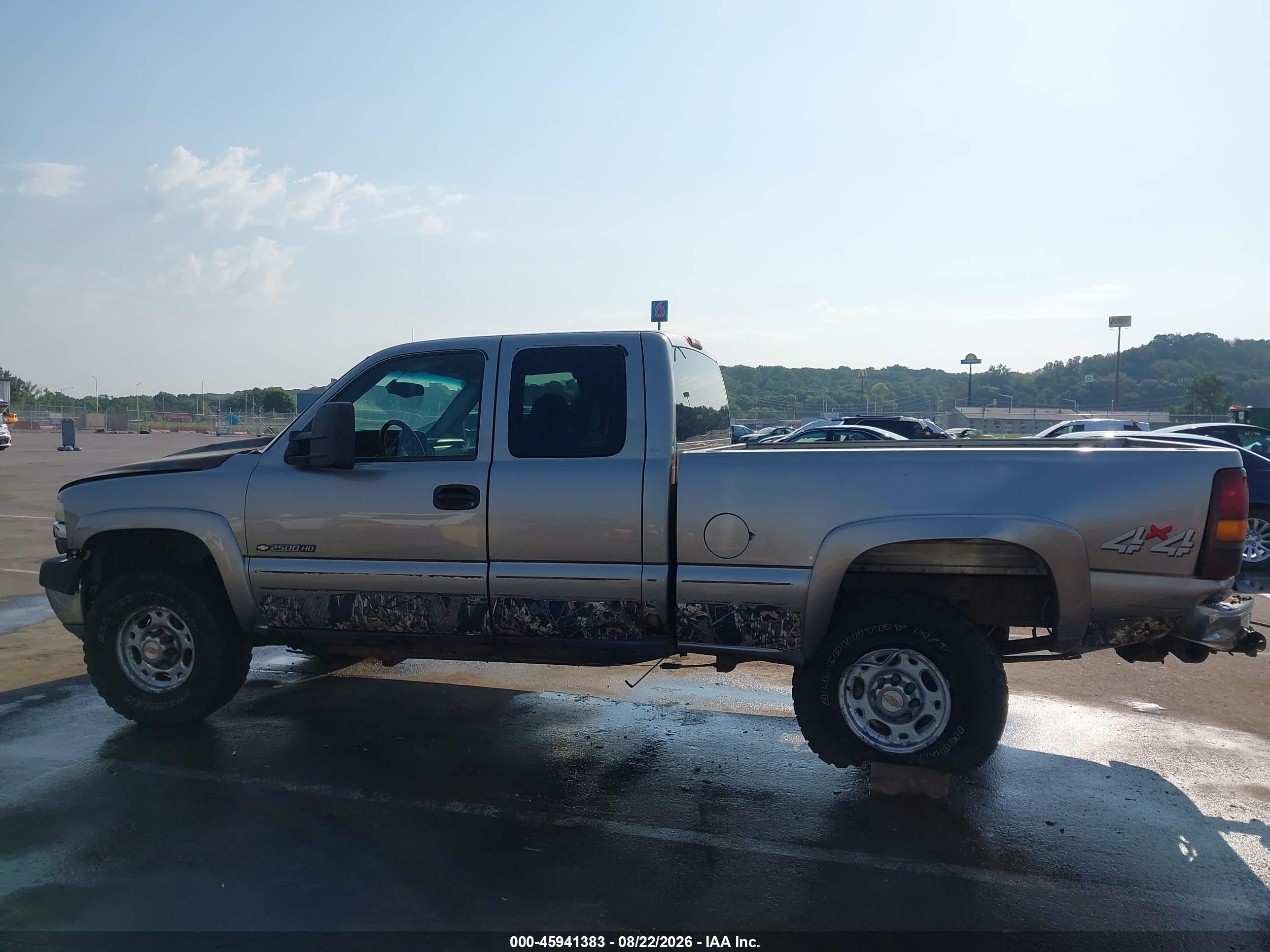 2002 Chevrolet Silverado 2500hd Ls Silver vin: 1GCHK29U62E229741