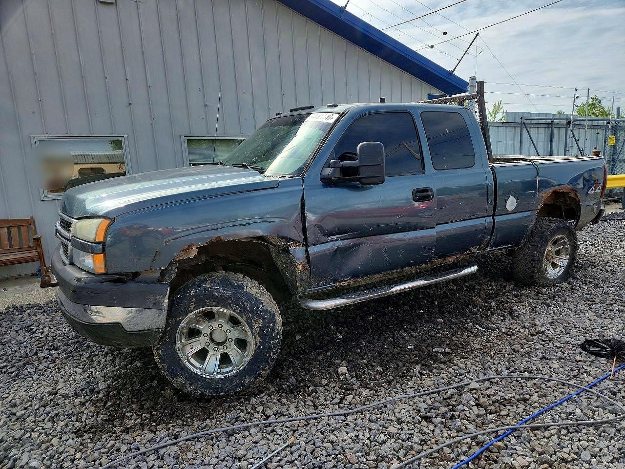 2007 Chevrolet Silverado K2500 Heavy Duty Blue vin: 1GCHK29U67E138010