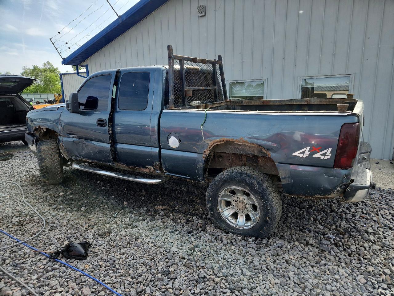 2007 Chevrolet Silverado K2500 Heavy Duty Blue vin: 1GCHK29U67E138010