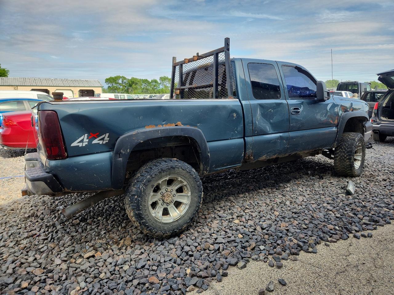 2007 Chevrolet Silverado K2500 Heavy Duty Blue vin: 1GCHK29U67E138010
