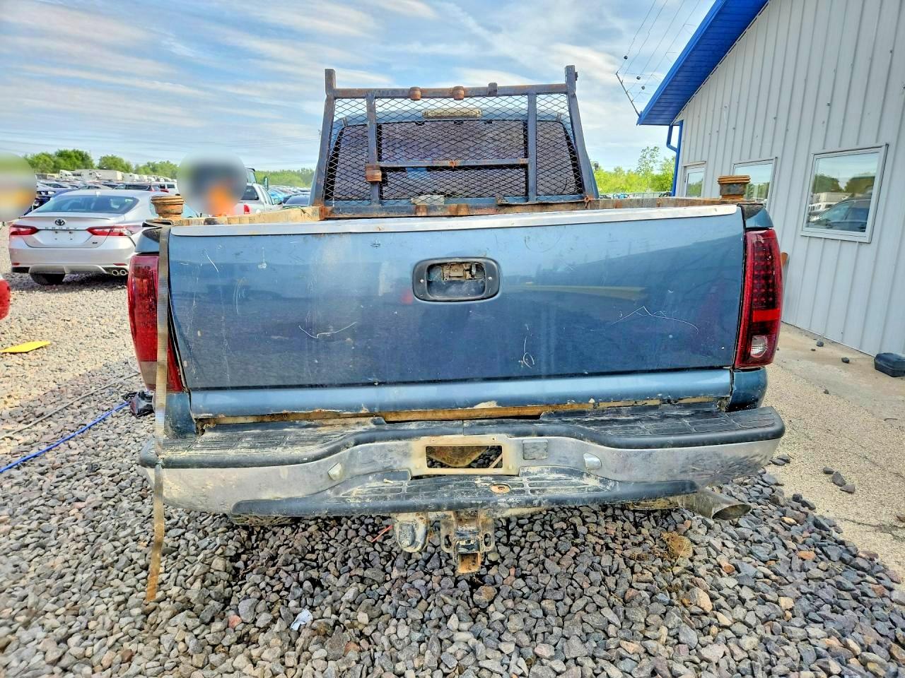 2007 Chevrolet Silverado K2500 Heavy Duty Blue vin: 1GCHK29U67E138010