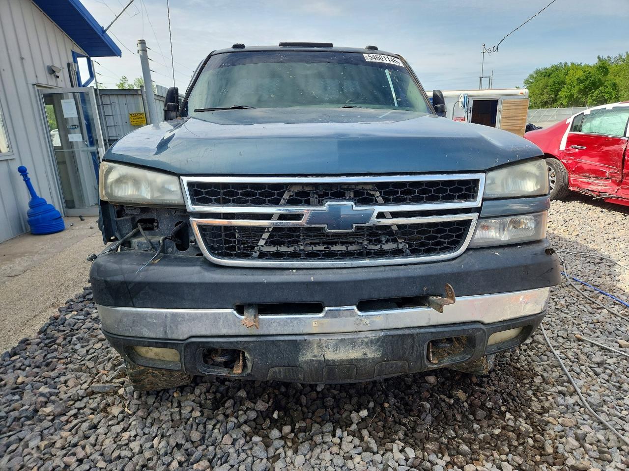 2007 Chevrolet Silverado K2500 Heavy Duty Blue vin: 1GCHK29U67E138010