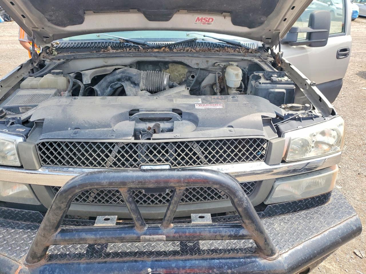 2005 Chevrolet Silverado K2500 Heavy Duty Silver vin: 1GCHK29U75E217103