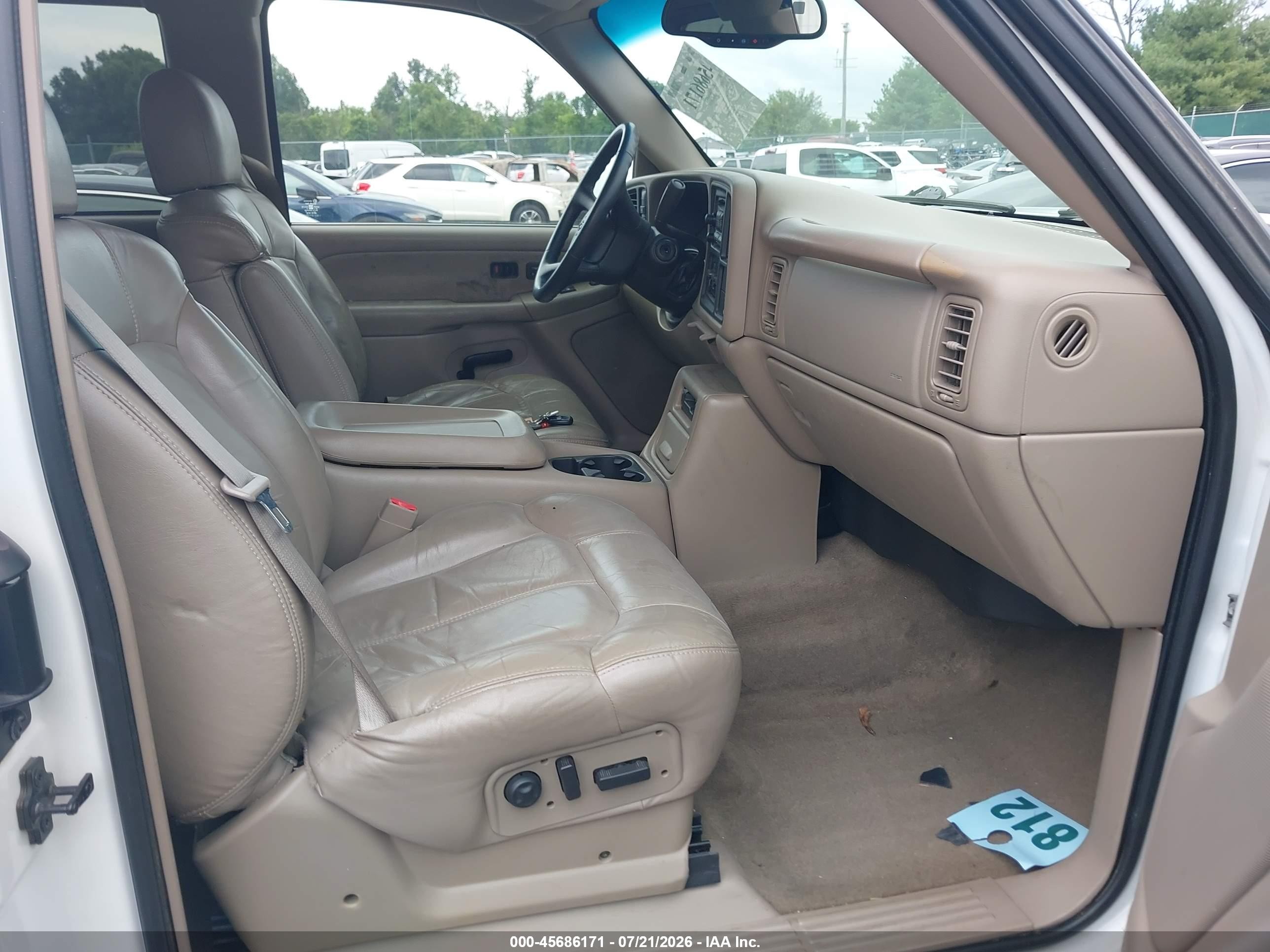 2002 Chevrolet Silverado 2500hd Lt White vin: 1GCHK29U82E295658