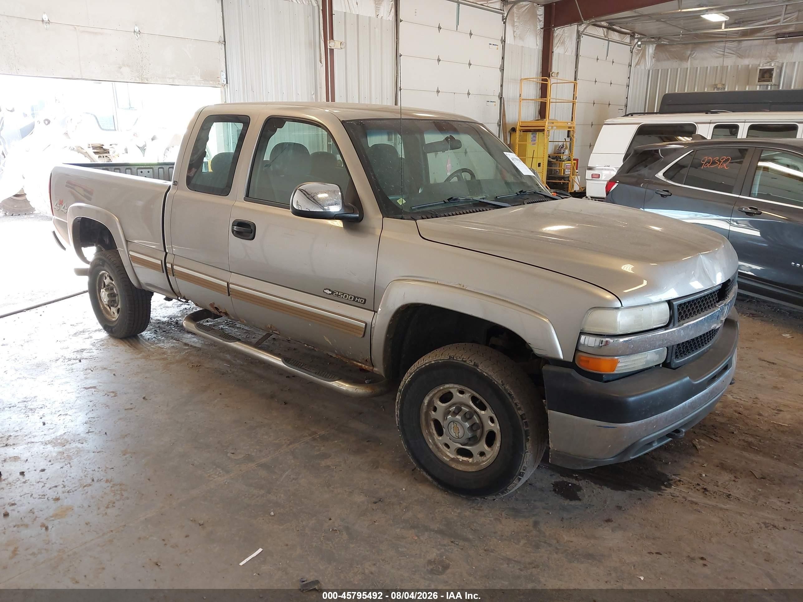 2002 Chevrolet Silverado 2500hd Ls Tan vin: 1GCHK29U82Z132937