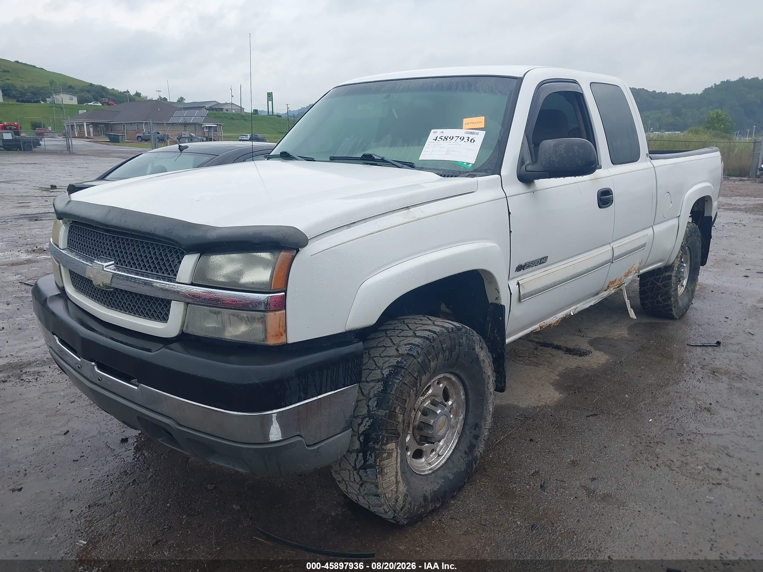 2004 Chevrolet Silverado 2500hd Ls White vin: 1GCHK29U84E194638