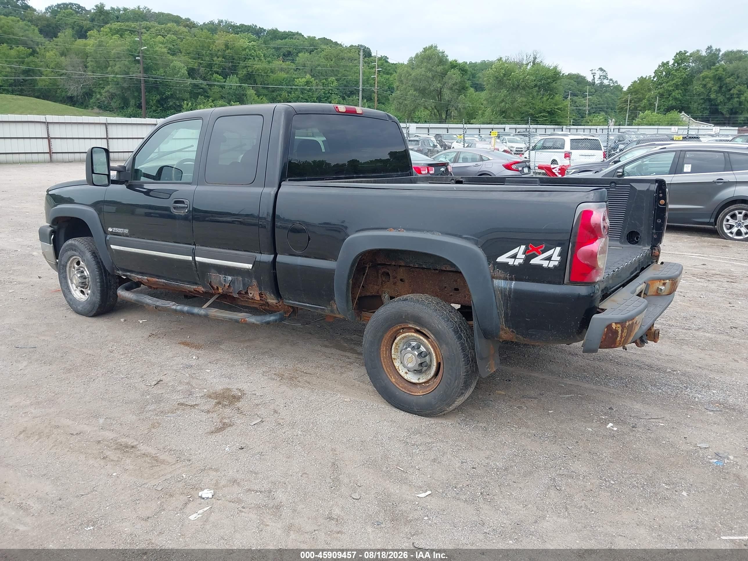 2004 Chevrolet Silverado 2500hd Ls Черный vin: 1GCHK29U94E381788