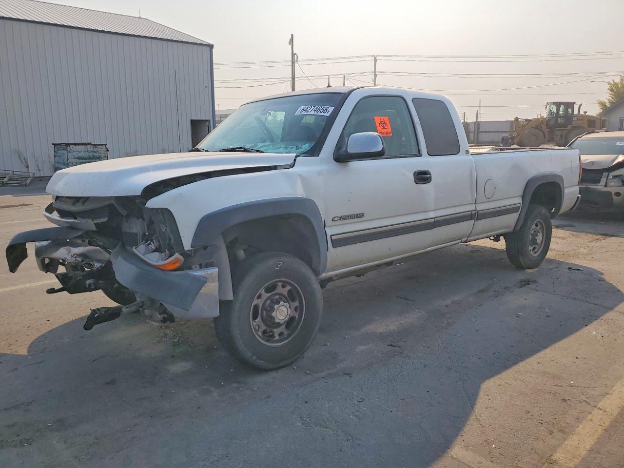 2001 Chevrolet Silverado K2500 Heavy Duty White vin: 1GCHK29UX1E245908