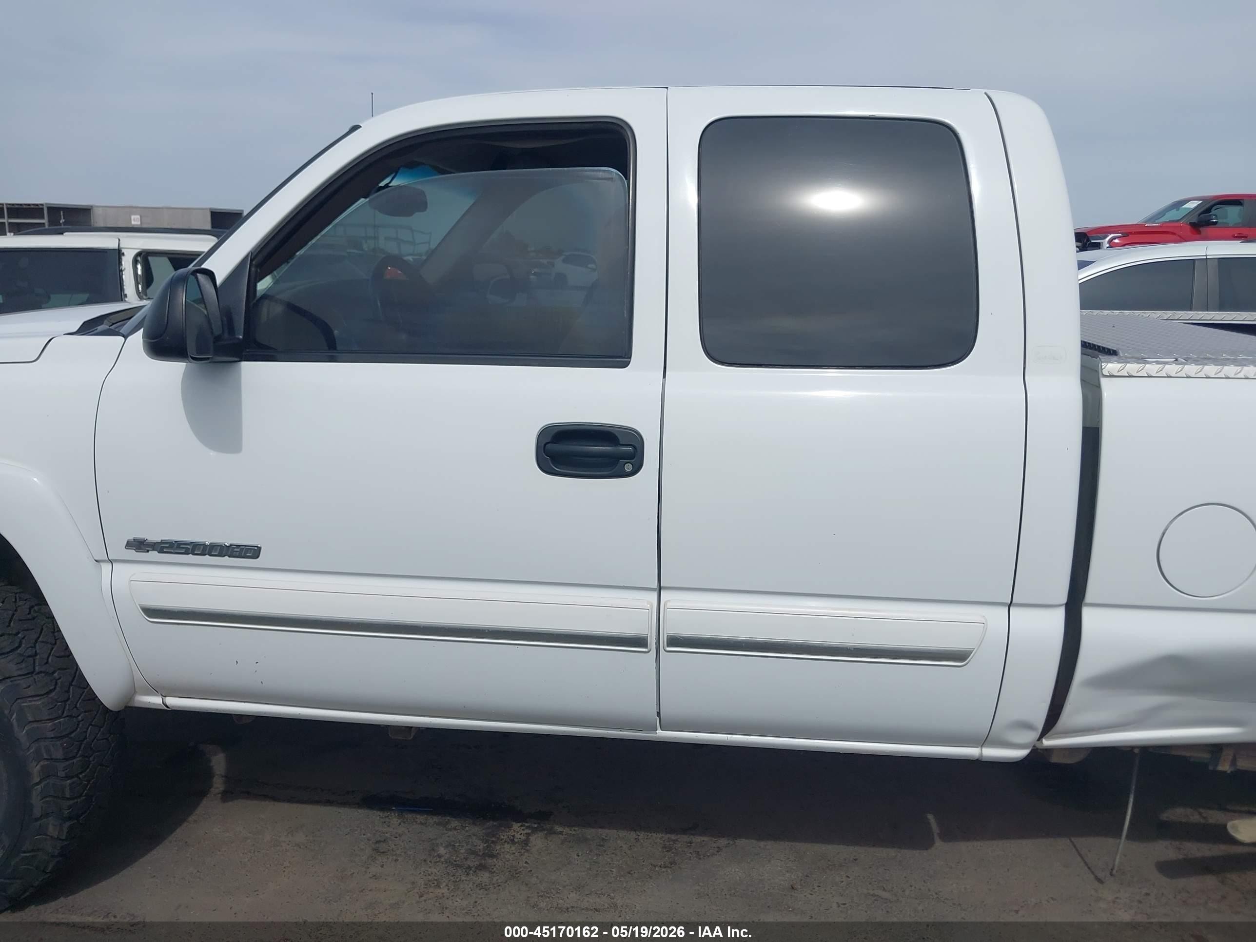 2003 Chevrolet Silverado 2500hd Ls White vin: 1GCHK29UX3E246608