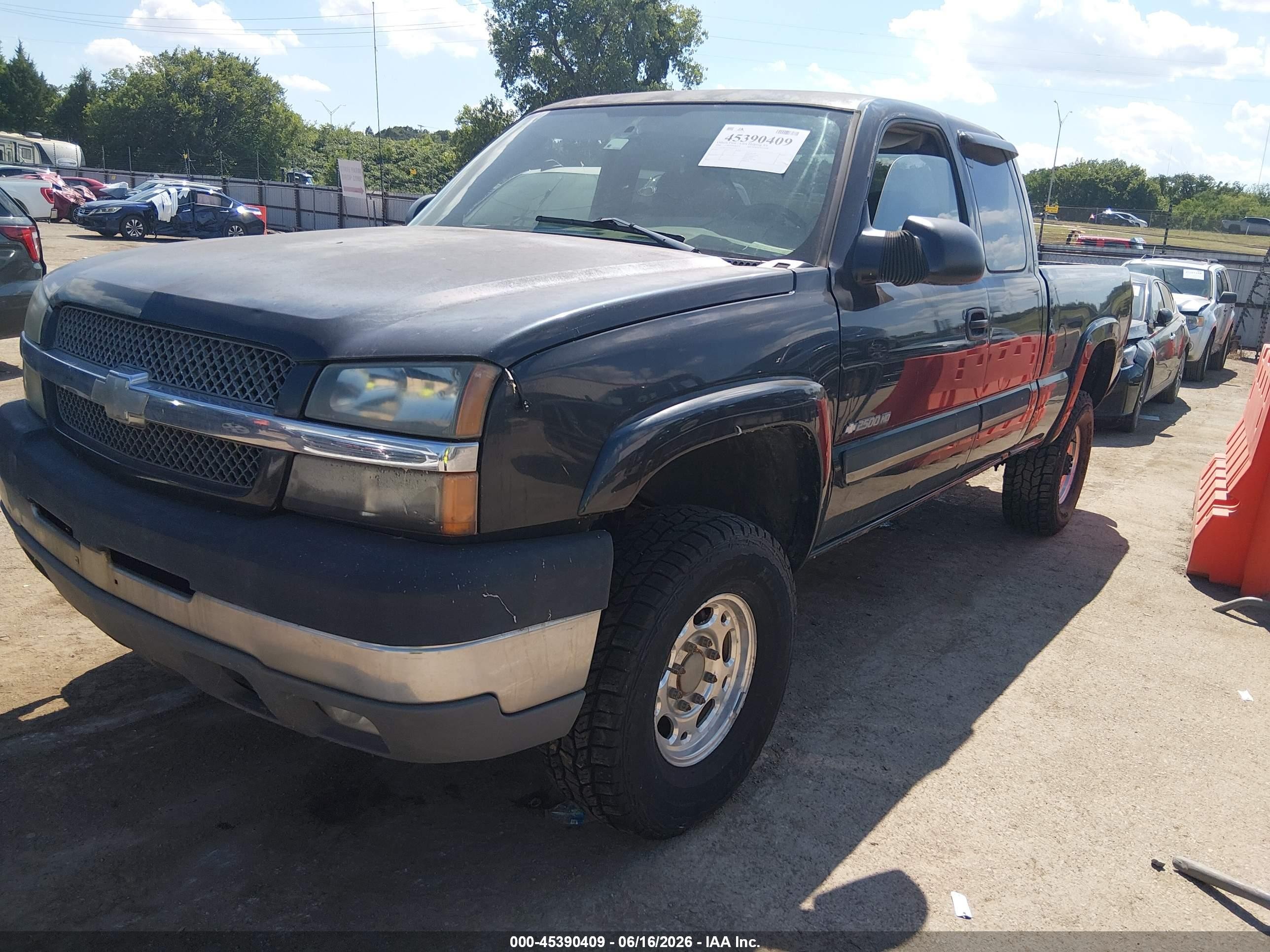 2004 Chevrolet Silverado 2500hd Ls Gray vin: 1GCHK29UX4E240373