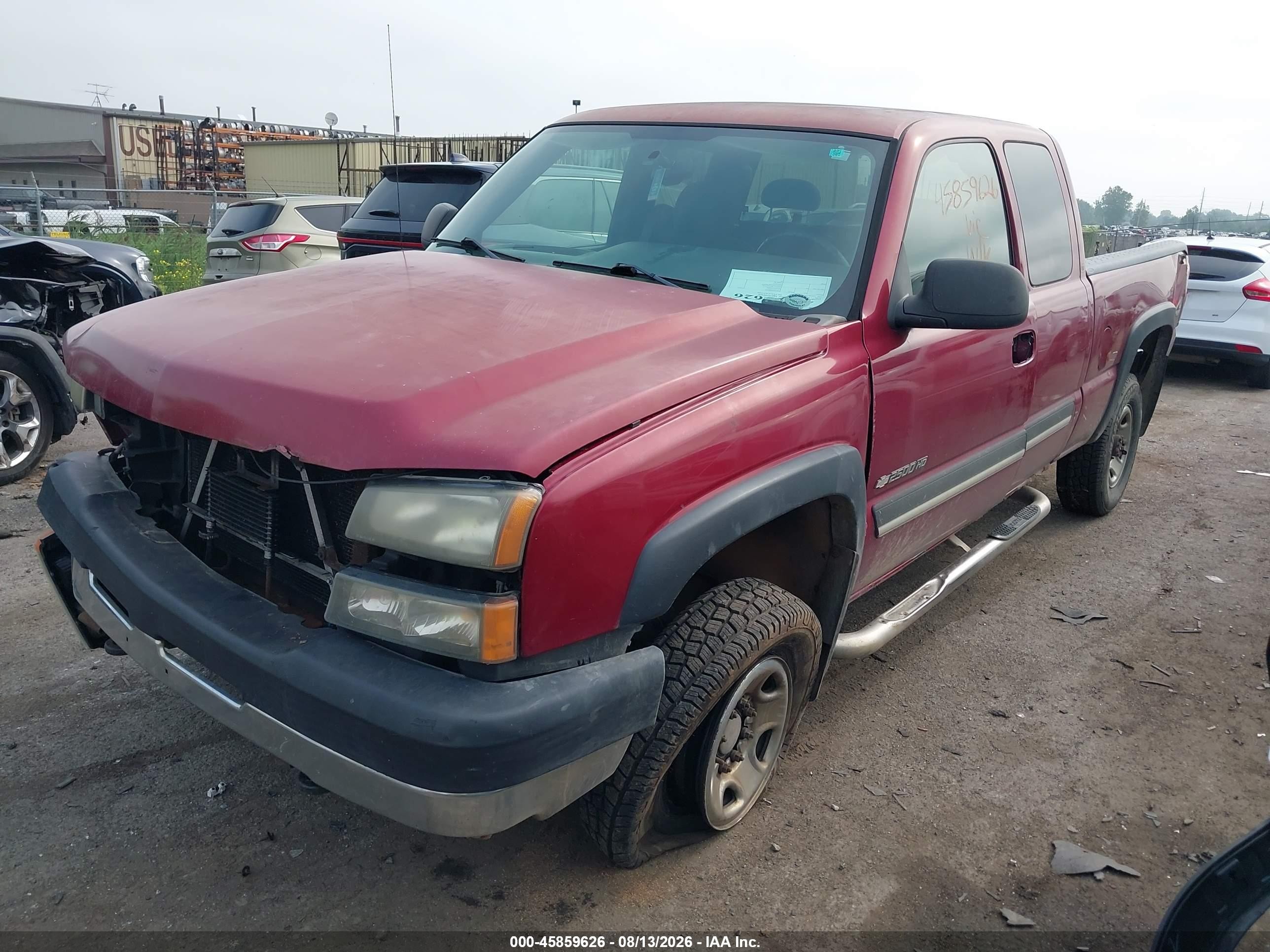 2006 Chevrolet Silverado 2500hd Lt1 Red vin: 1GCHK29UX6E107471