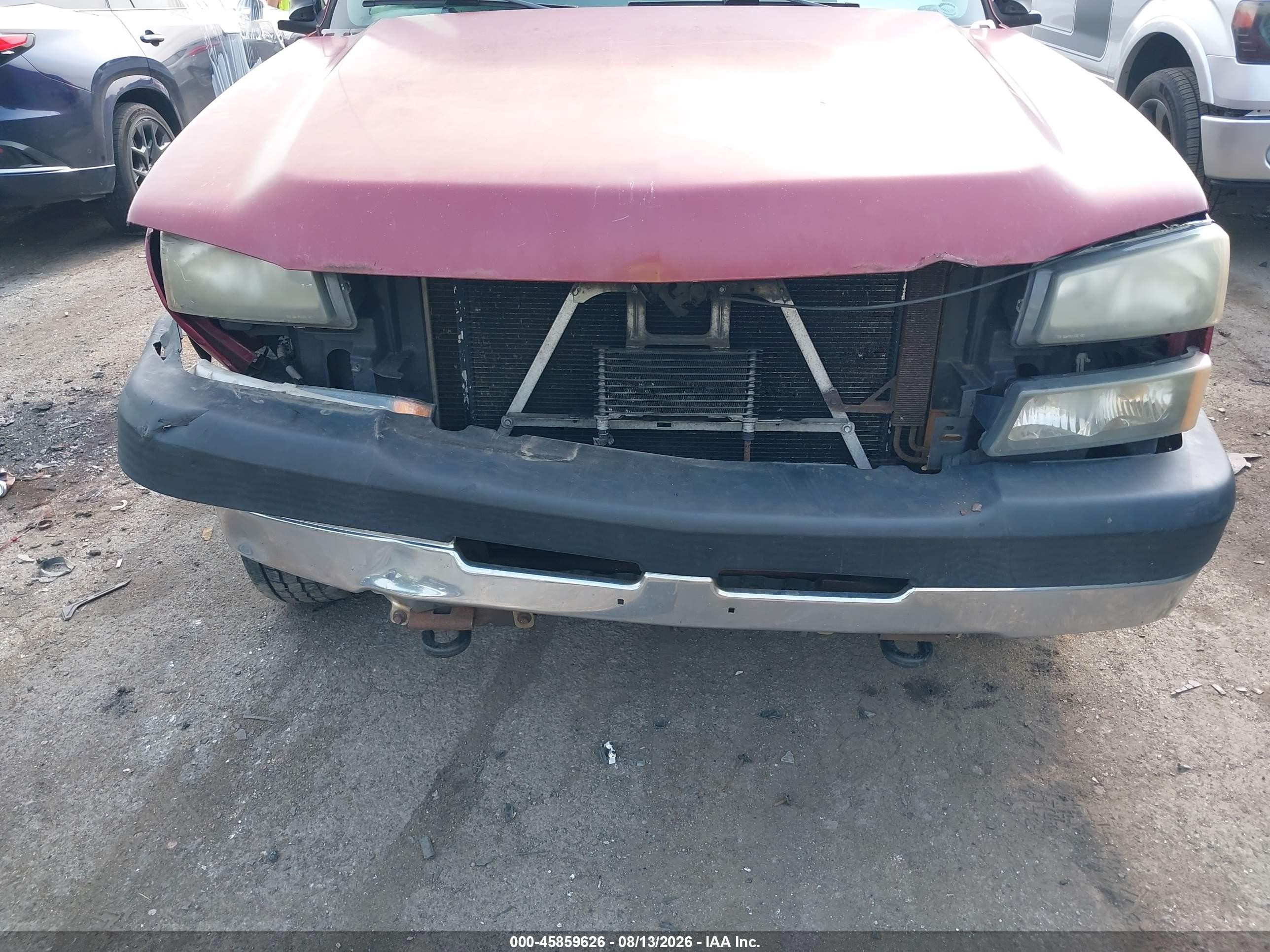 2006 Chevrolet Silverado 2500hd Lt1 Red vin: 1GCHK29UX6E107471