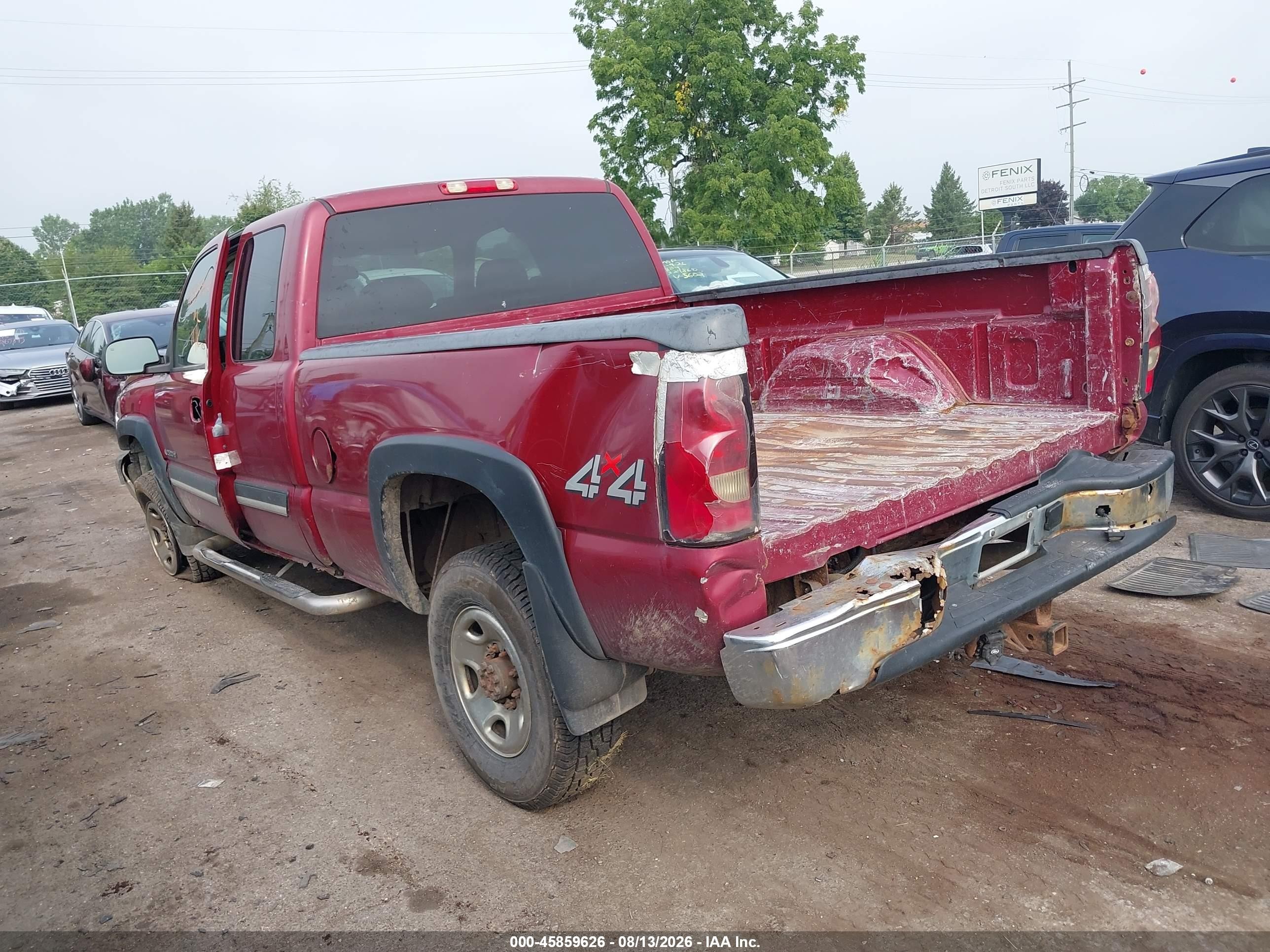 2006 Chevrolet Silverado 2500hd Lt1 Red vin: 1GCHK29UX6E107471