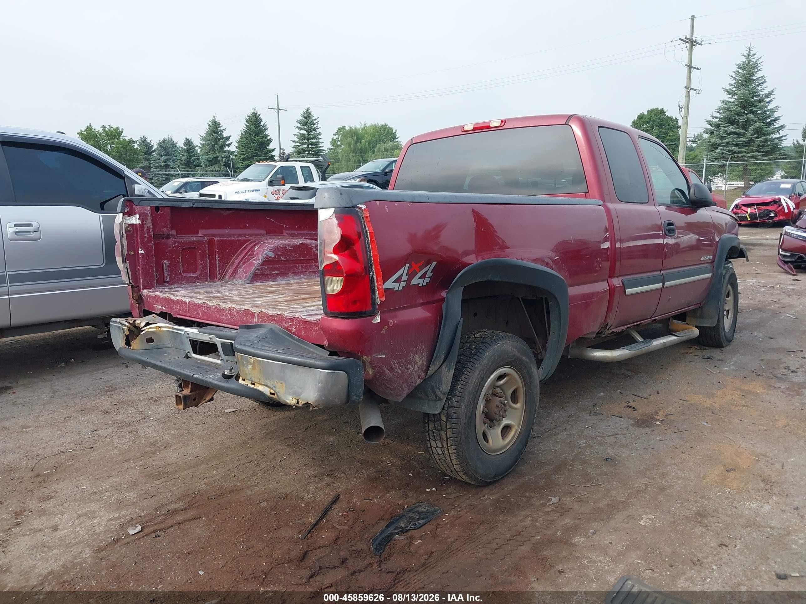 2006 Chevrolet Silverado 2500hd Lt1 Red vin: 1GCHK29UX6E107471