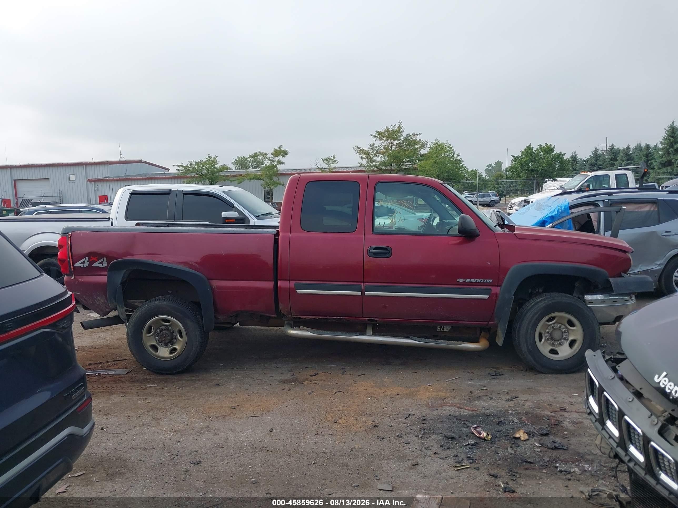 2006 Chevrolet Silverado 2500hd Lt1 Red vin: 1GCHK29UX6E107471