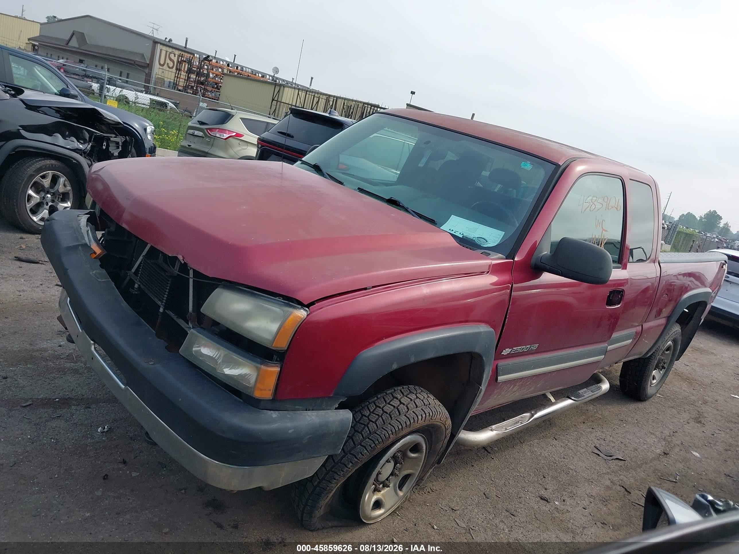 2006 Chevrolet Silverado 2500hd Lt1 Red vin: 1GCHK29UX6E107471