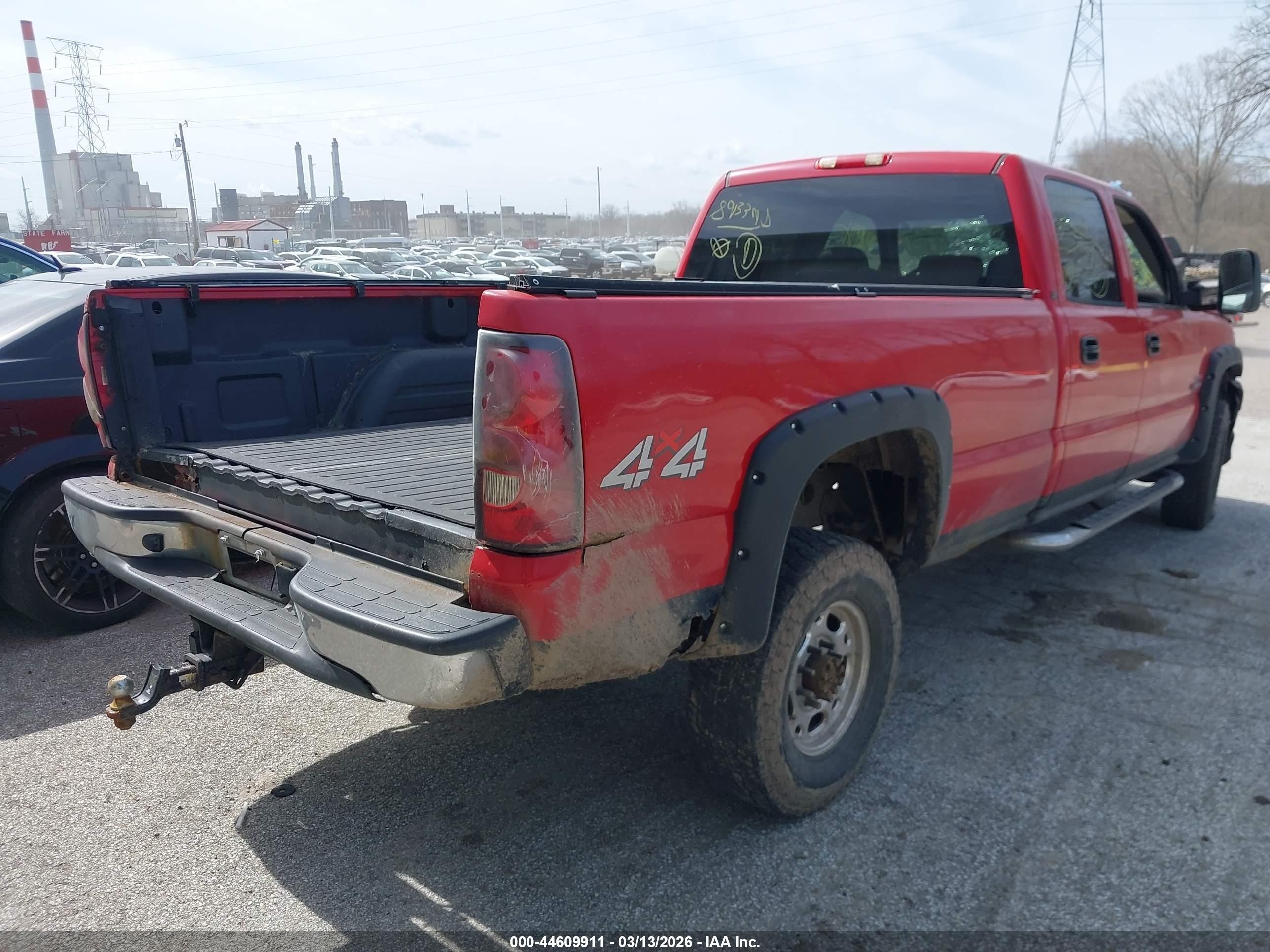 2005 Chevrolet Silverado 3500 Lt Red vin: 1GCHK33225F893398