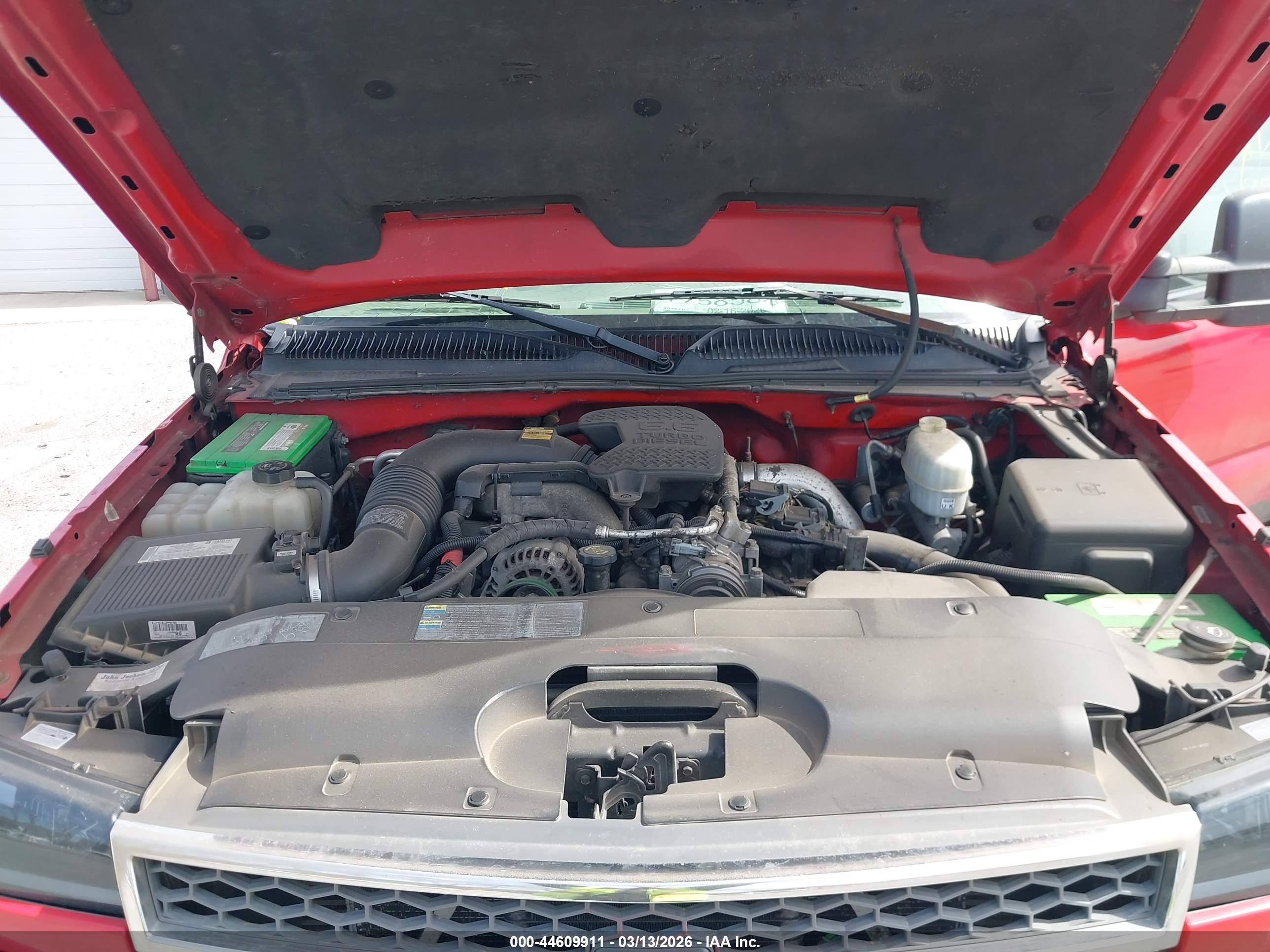 2005 Chevrolet Silverado 3500 Lt Red vin: 1GCHK33225F893398