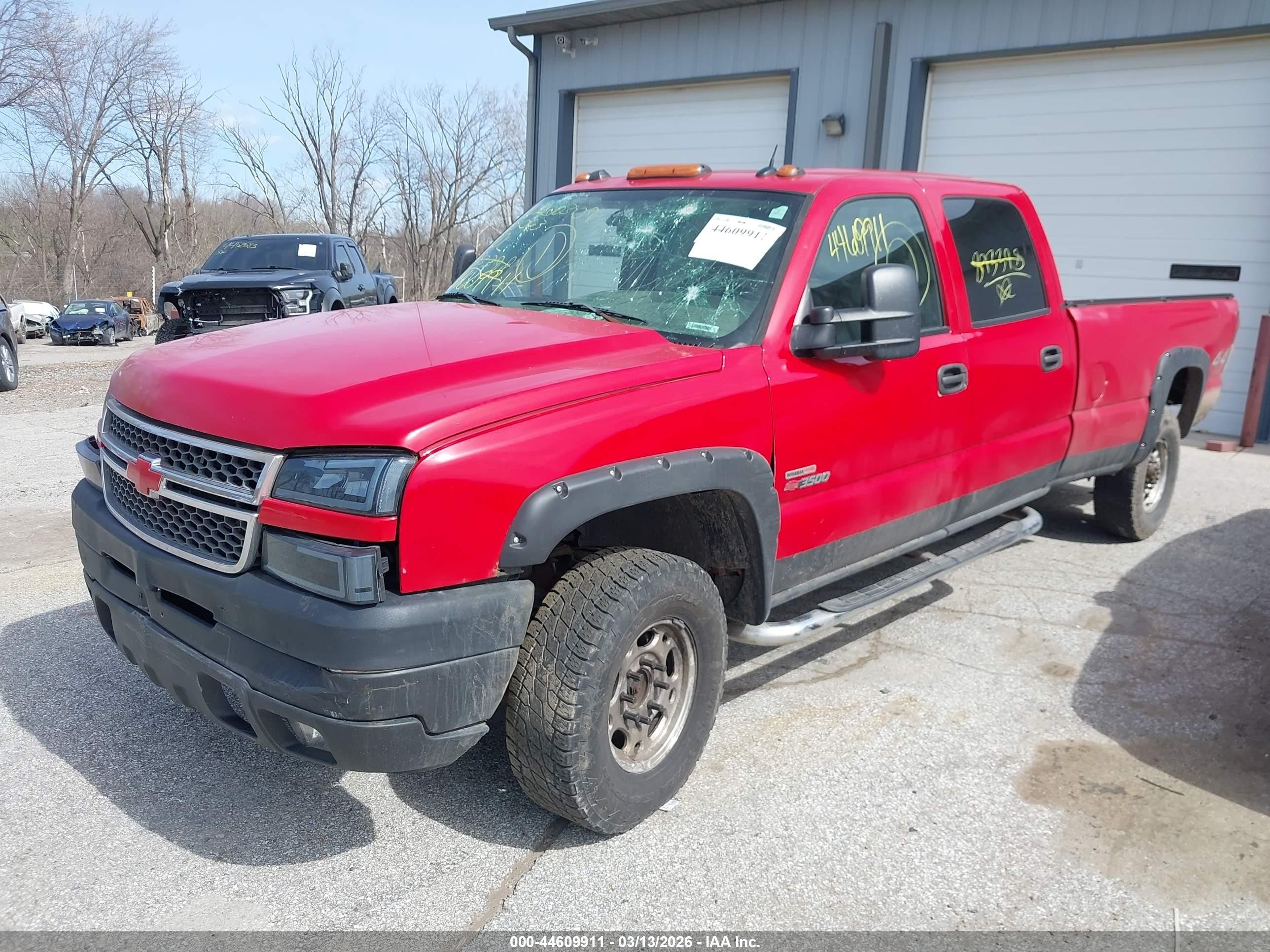 2005 Chevrolet Silverado 3500 Lt Red vin: 1GCHK33225F893398