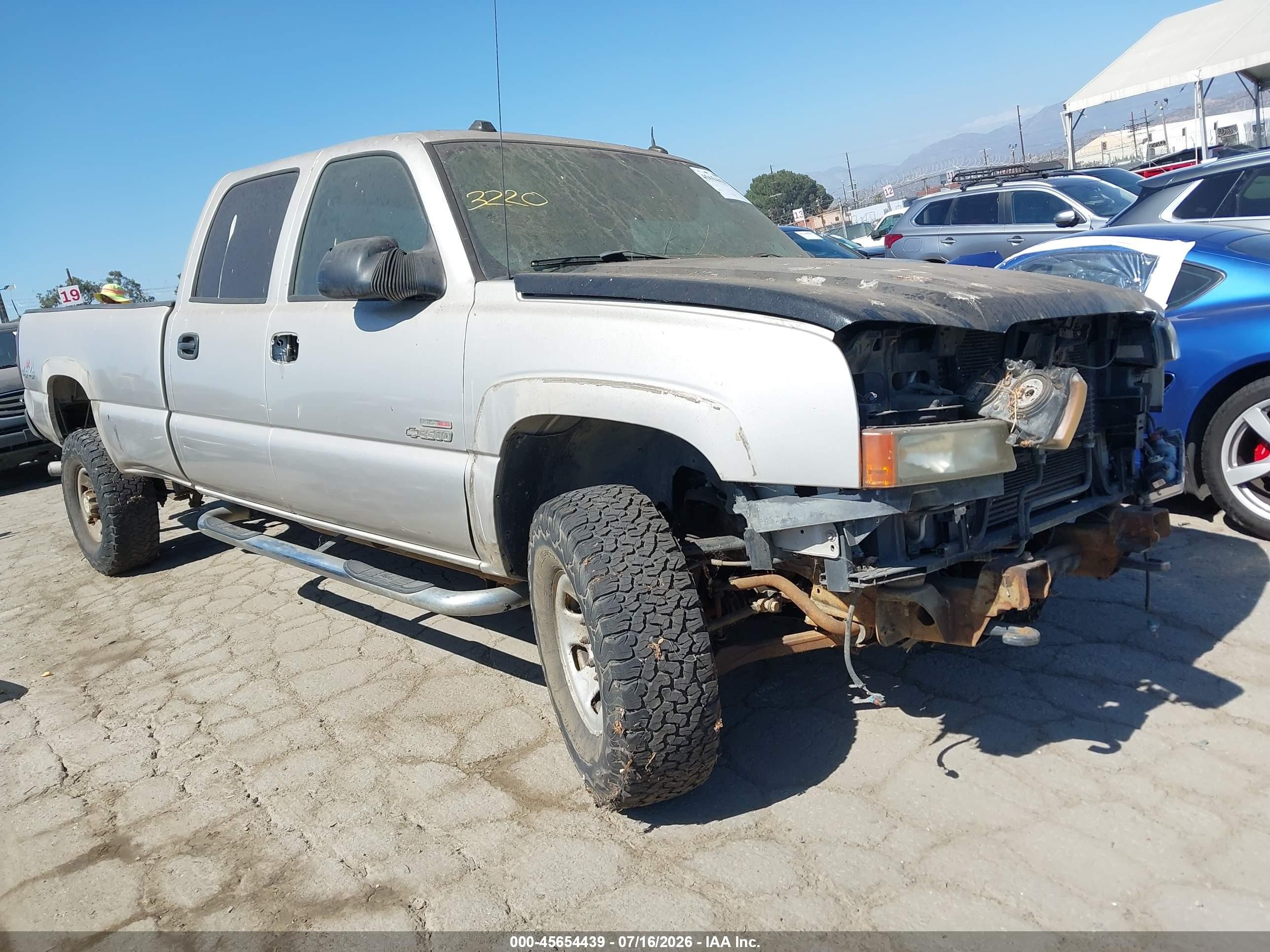 2005 Chevrolet Silverado 3500 Lt Green vin: 1GCHK33285F962675