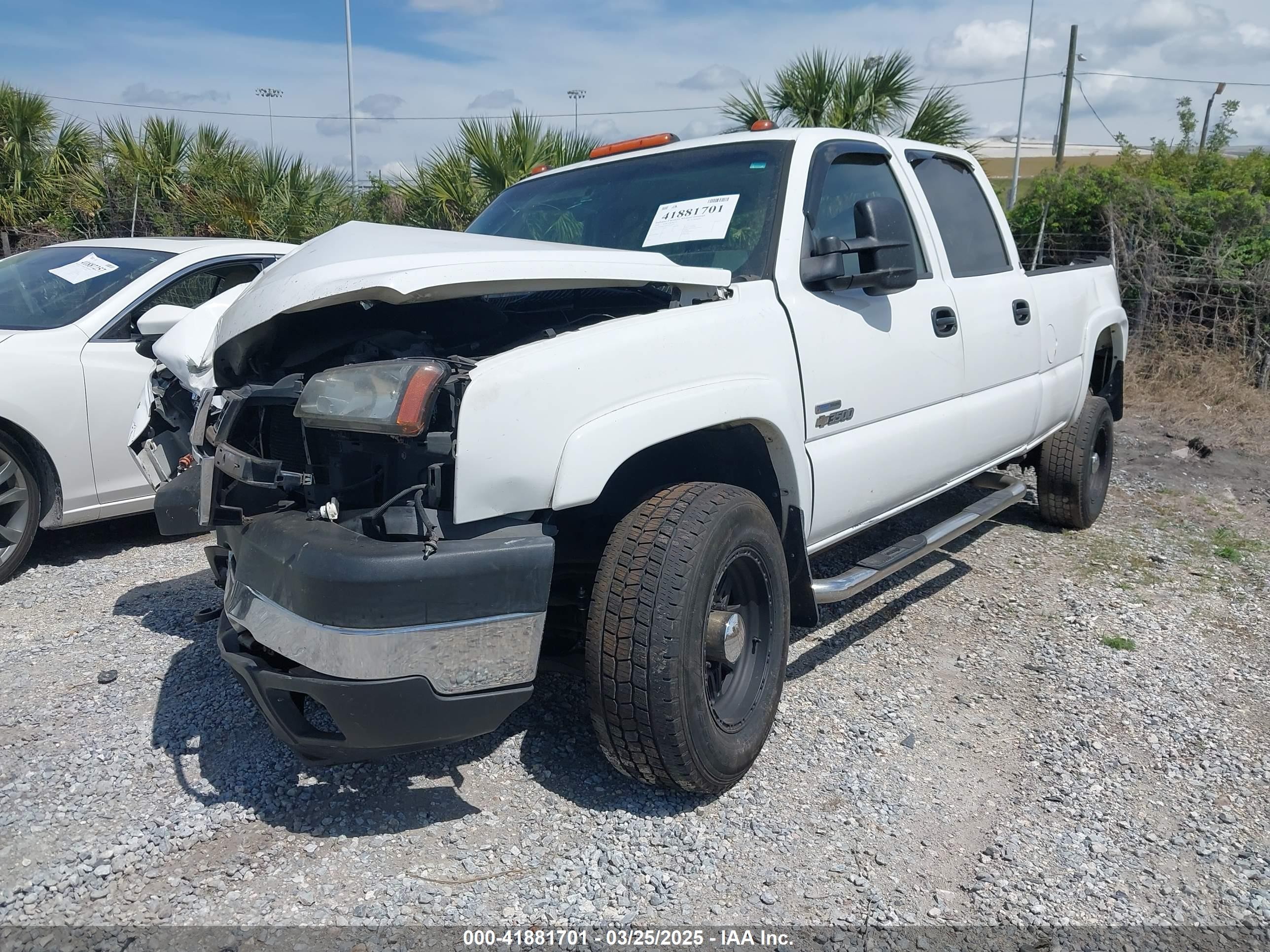 2006 Chevrolet Silverado 3500 Lt1 White vin: 1GCHK33D56F168297