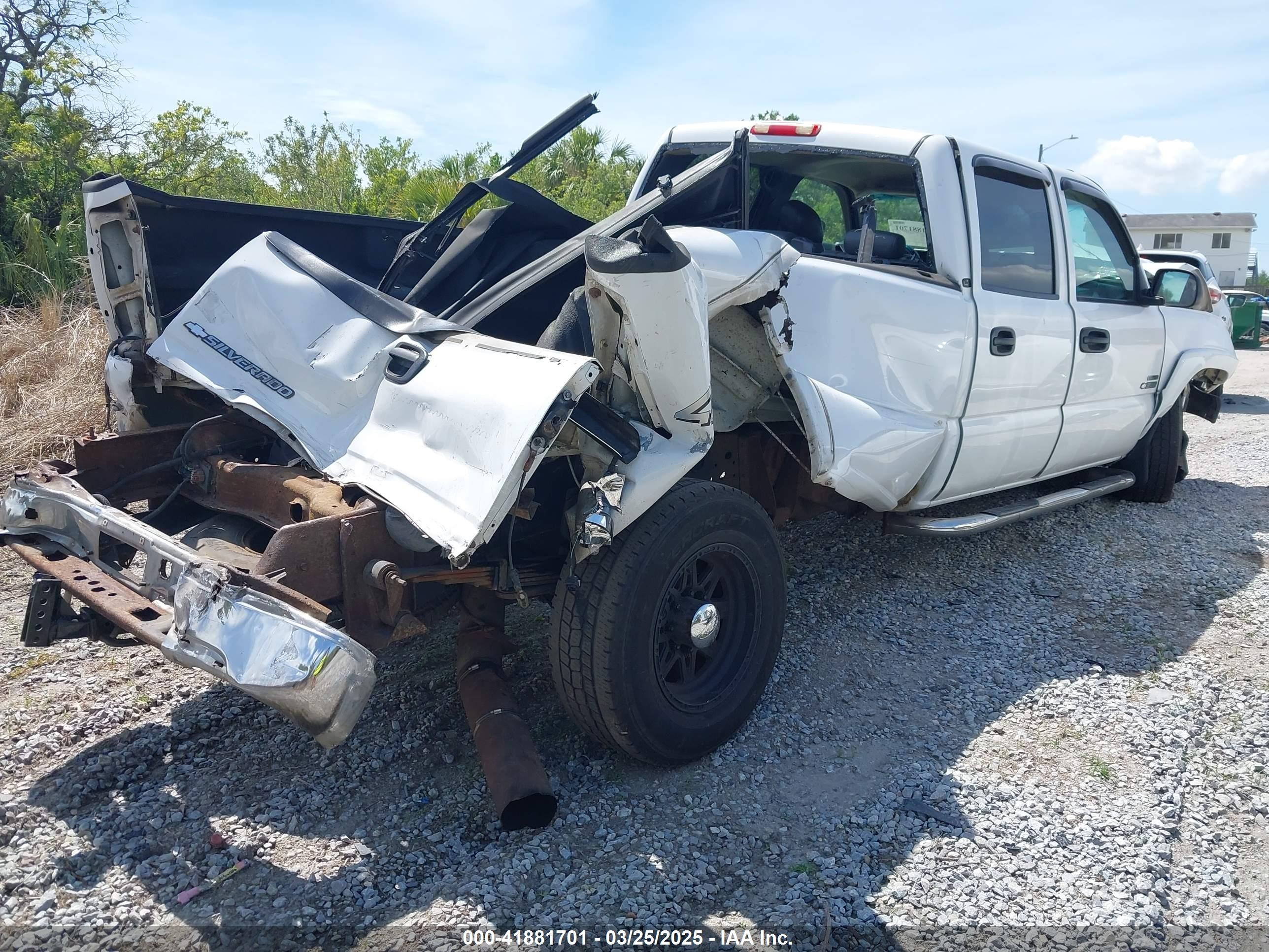 2006 Chevrolet Silverado 3500 Lt1 White vin: 1GCHK33D56F168297