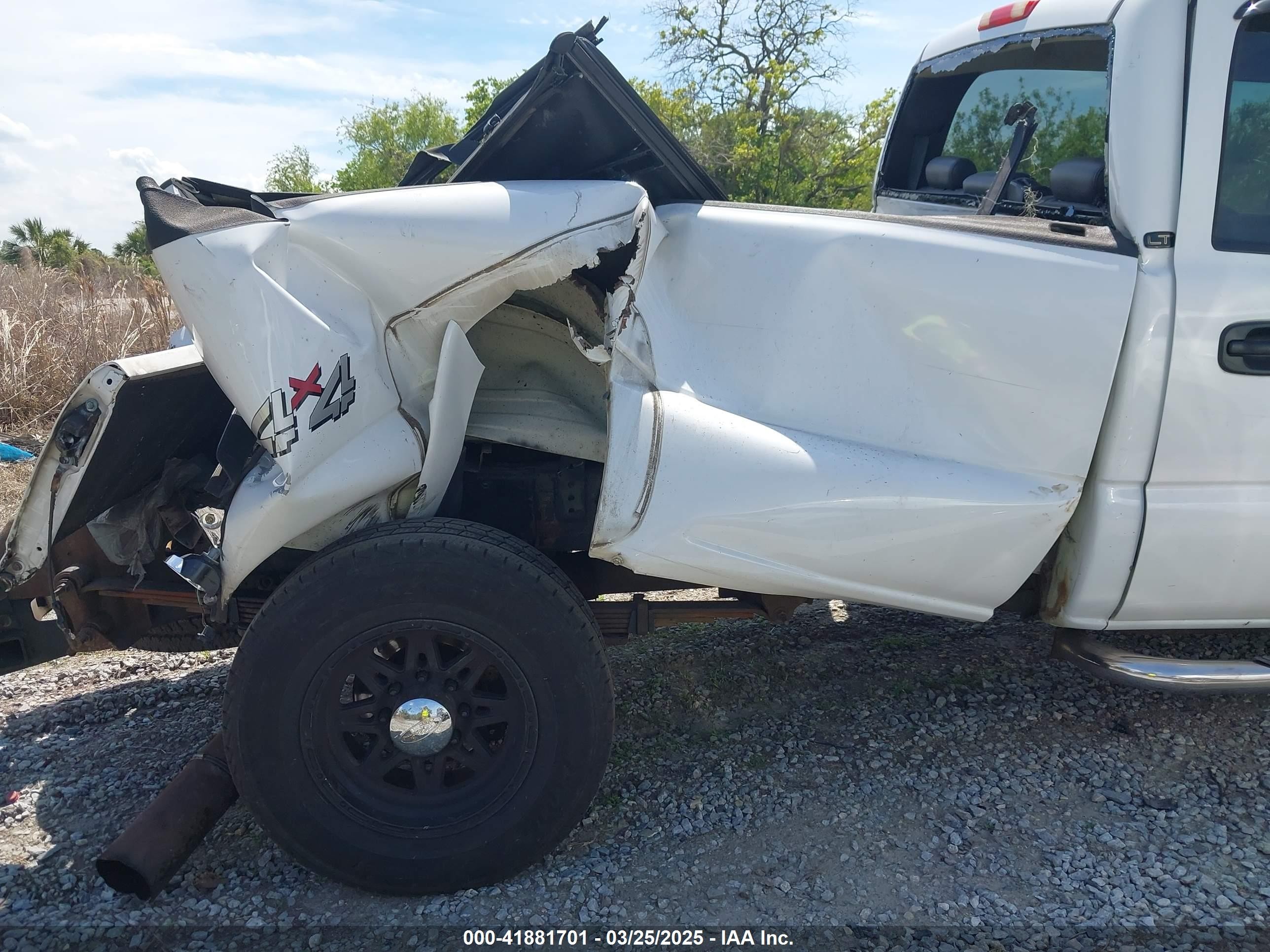 2006 Chevrolet Silverado 3500 Lt1 White vin: 1GCHK33D56F168297