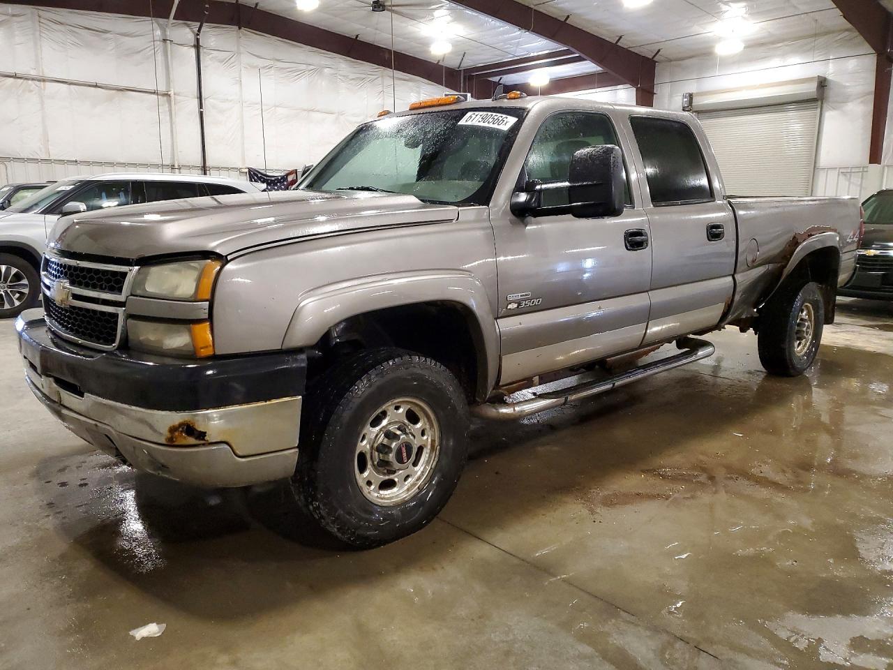 2006 Chevrolet Silverado K3500 Gray vin: 1GCHK33D86F243929