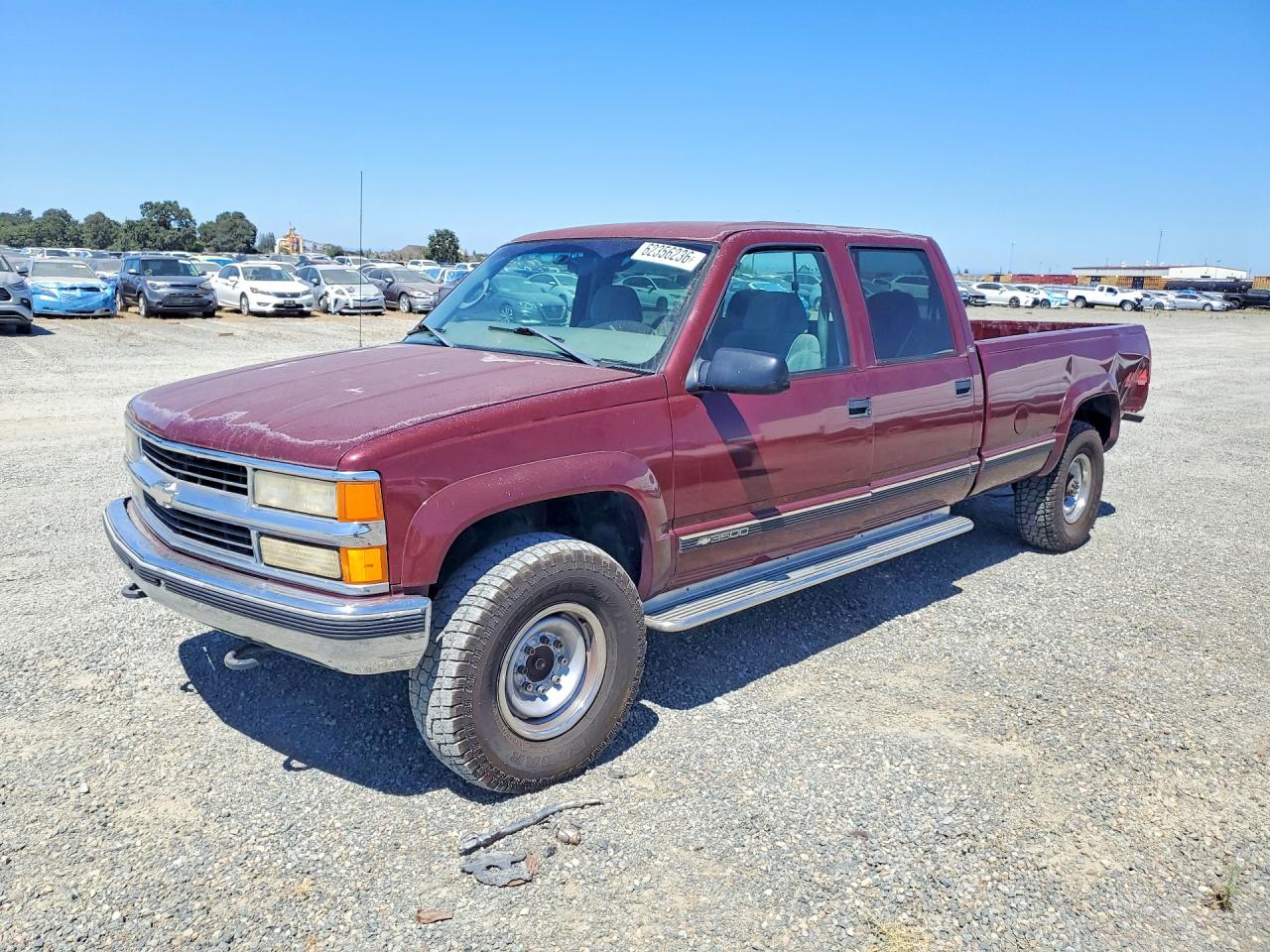 1998 Chevrolet Gmt-400 Burgundy vin: 1GCHK33J1WF024283