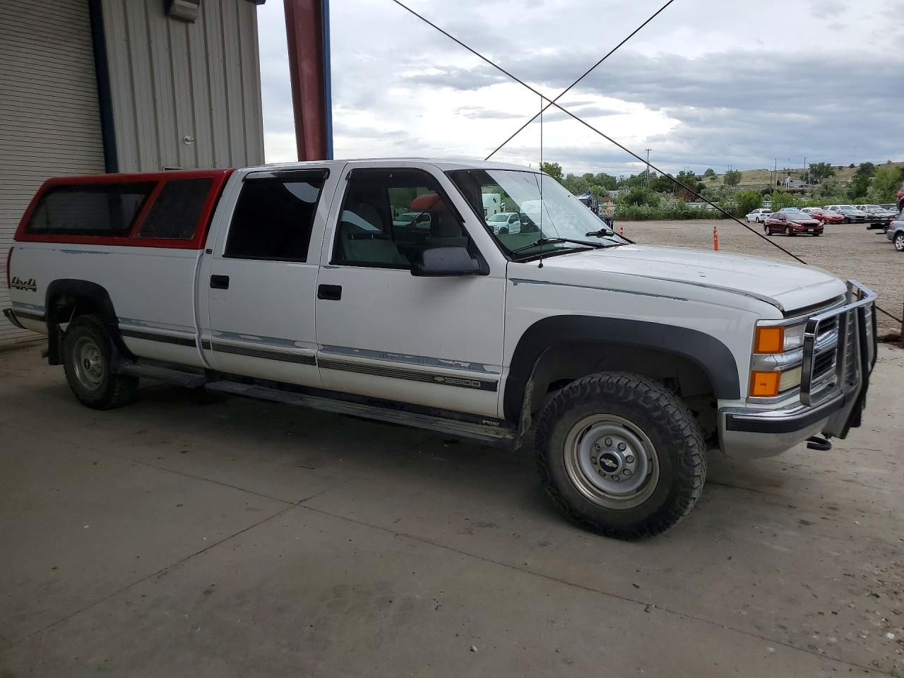 1999 Chevrolet Gmt-400 K3500 White vin: 1GCHK33J6XF033983