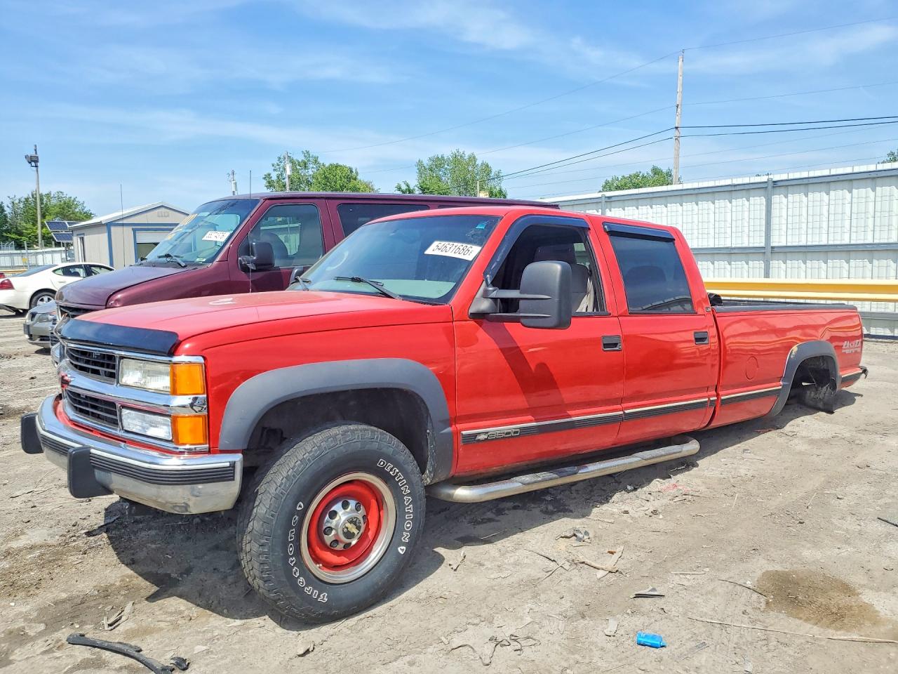 2000 Chevrolet Gmt-400 K3500 Красный vin: 1GCHK33JXYF431909