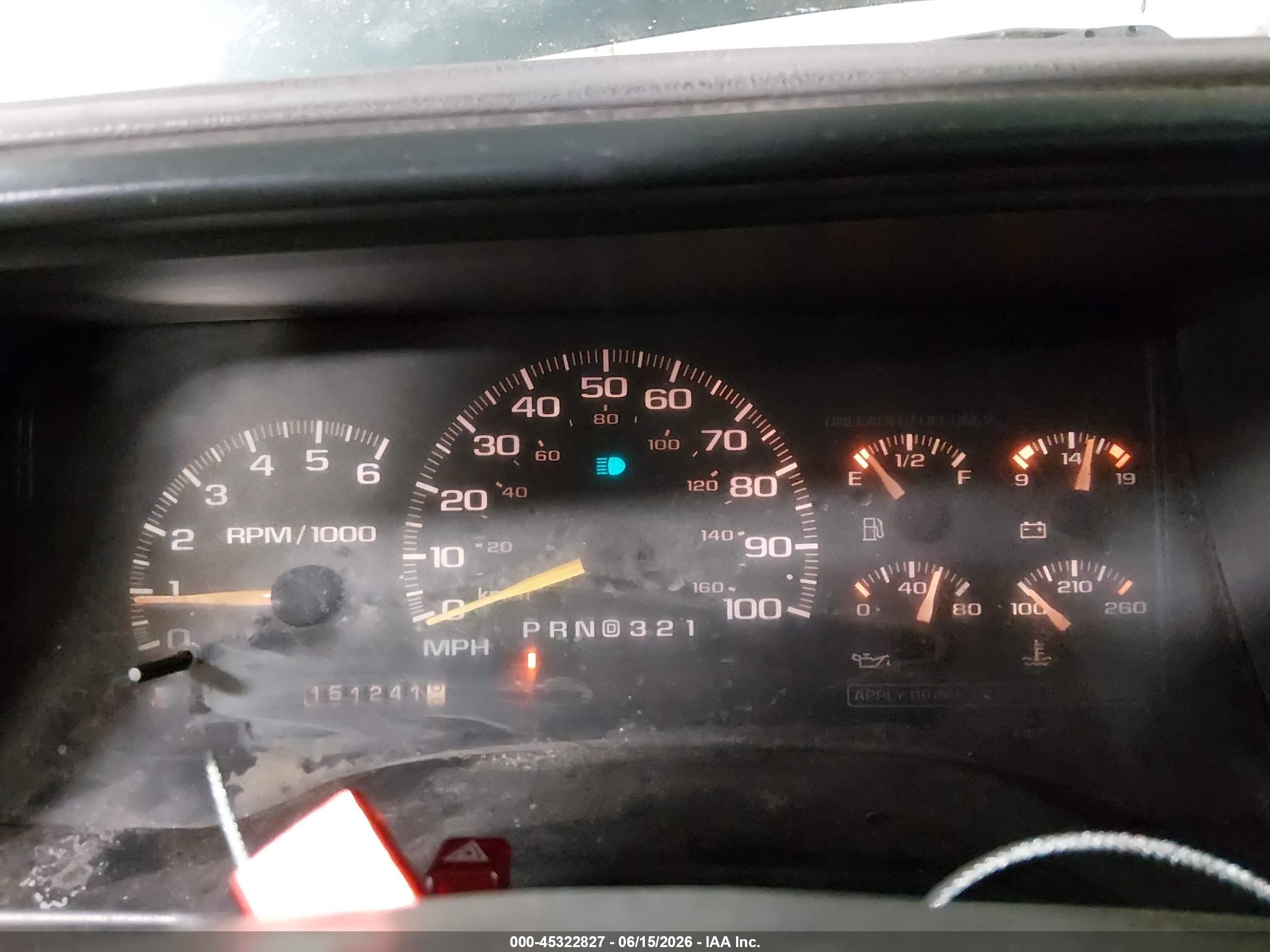 1998 Chevrolet K3500   Blue vin: 1GCHK33R9WF049955