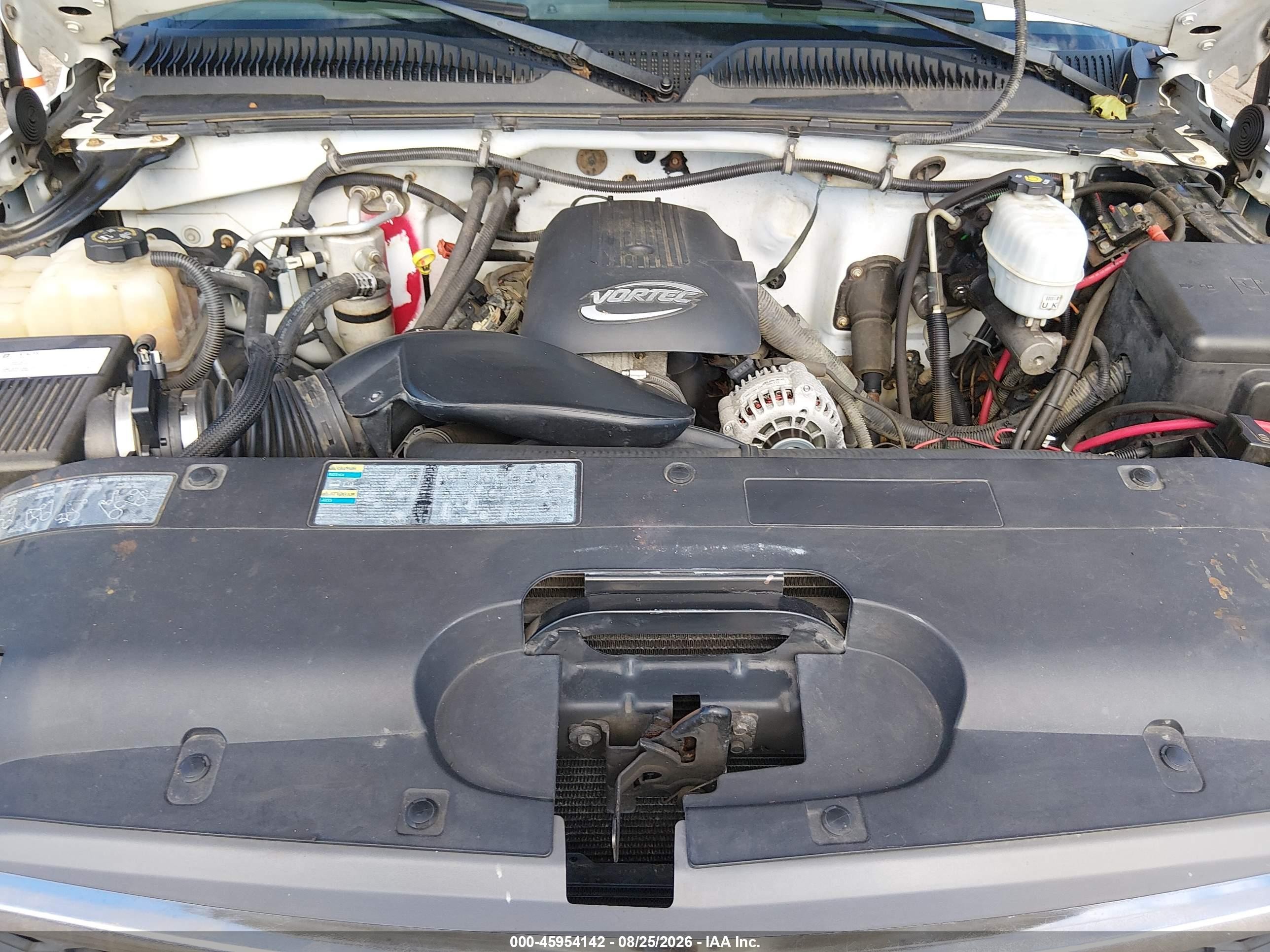 2005 Chevrolet Silverado 3500 Work Truck White vin: 1GCHK33U55F937525