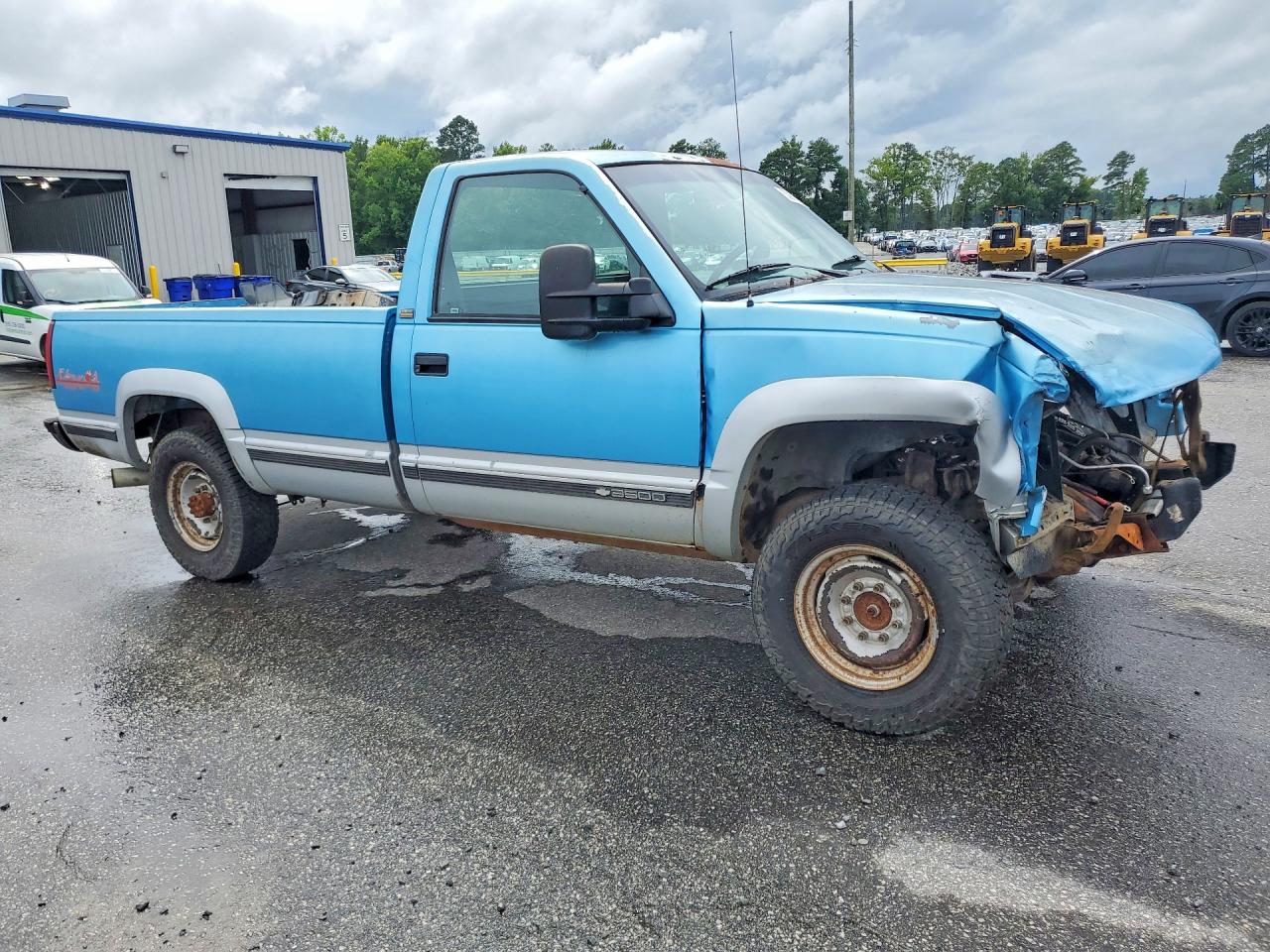 1993 Chevrolet Gmt-400 K3500 Blue vin: 1GCHK34F8PE244893