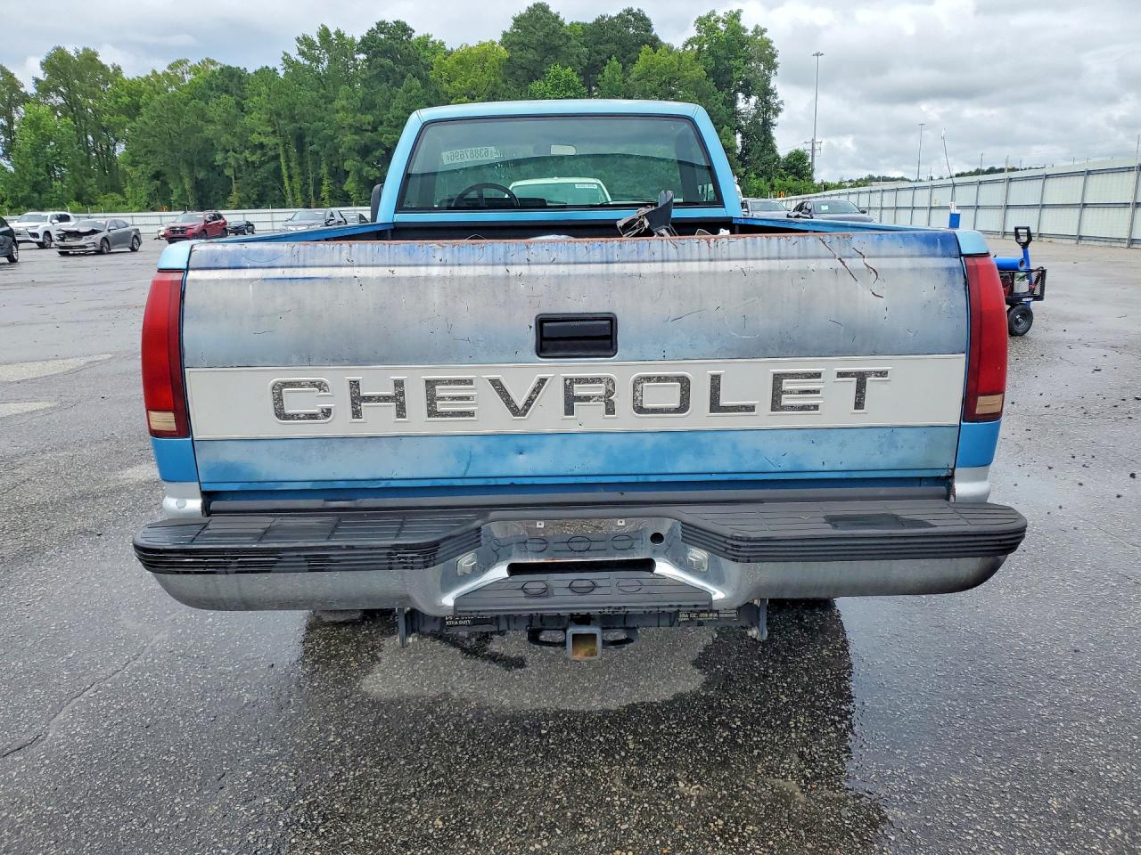 1993 Chevrolet Gmt-400 K3500 Blue vin: 1GCHK34F8PE244893