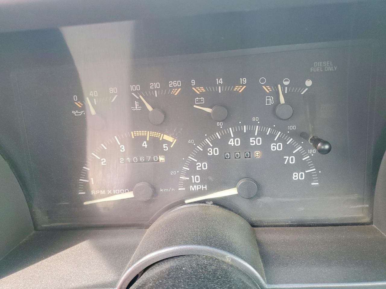 1993 Chevrolet Gmt-400 K3500 Blue vin: 1GCHK34F8PE244893