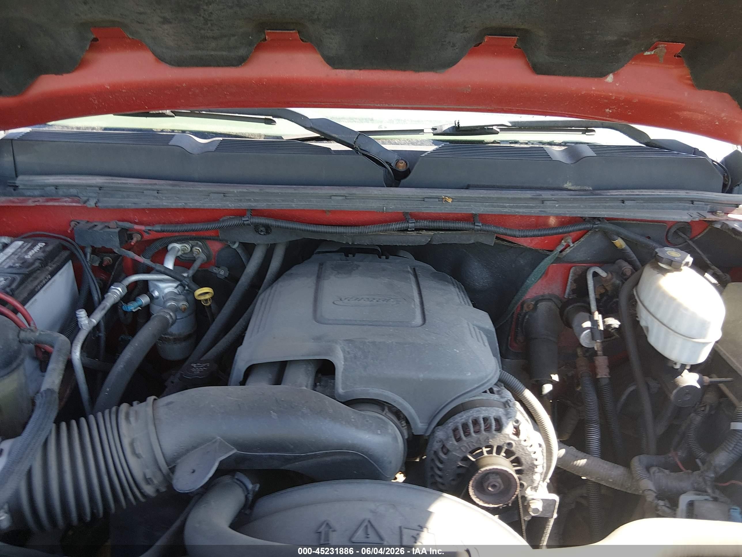 2007 Chevrolet Silverado 3500 Work Truck Red vin: 1GCHK34K77E548651