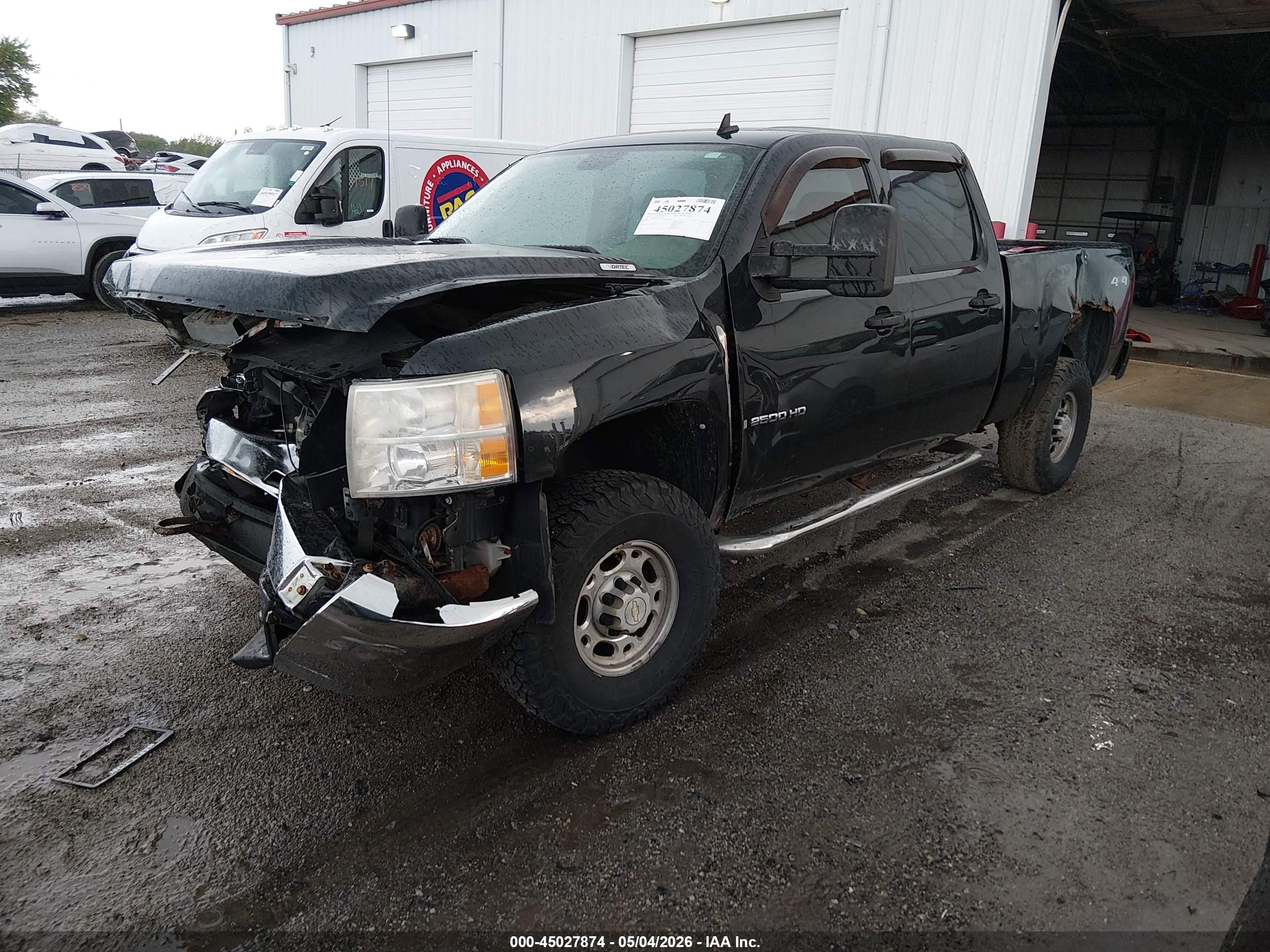 2009 Chevrolet Silverado 2500hd Work Truck Черный vin: 1GCHK43K29F128073