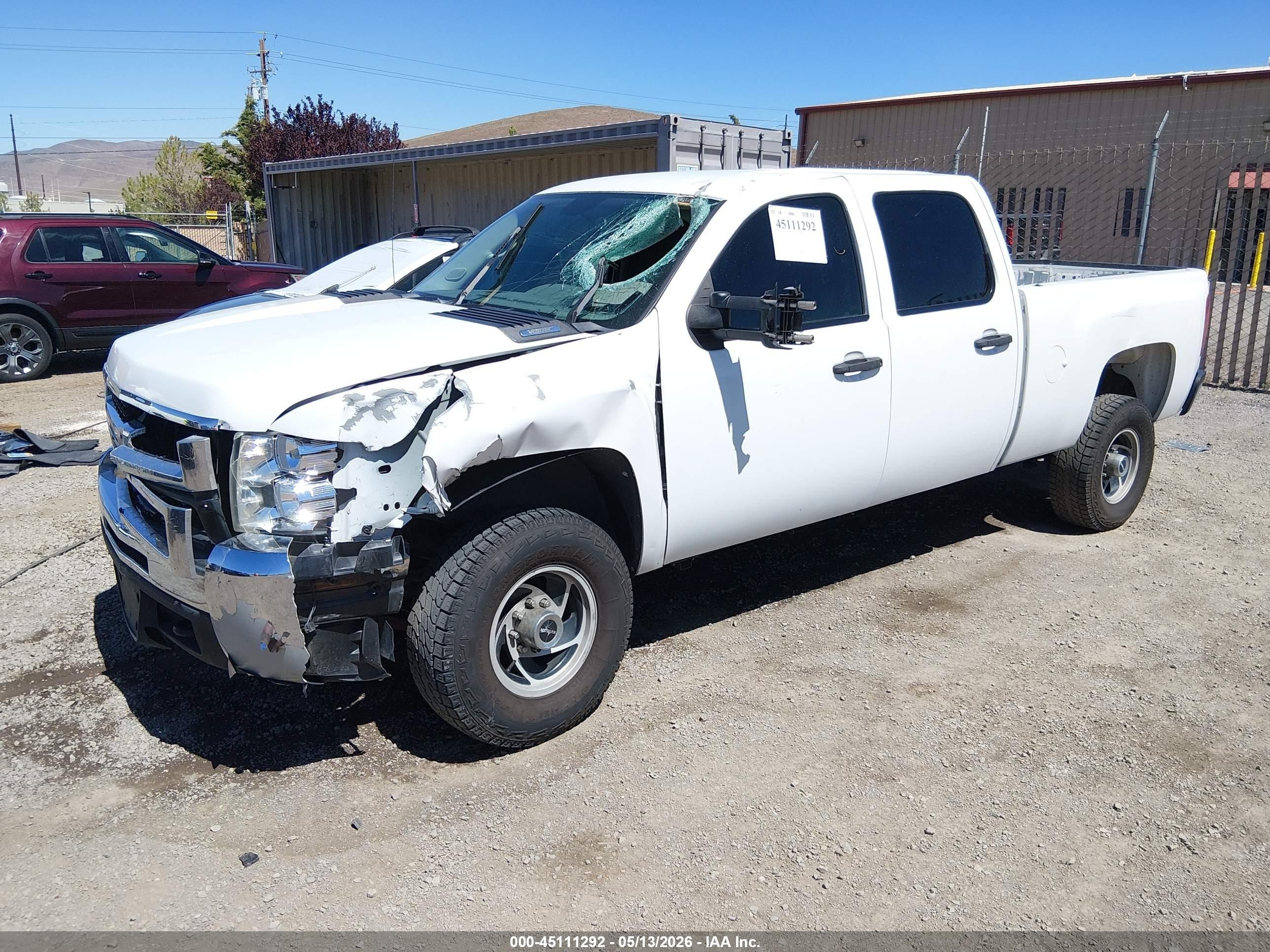 2009 Chevrolet Silverado 2500hd Work Truck Белый vin: 1GCHK43K69F172349