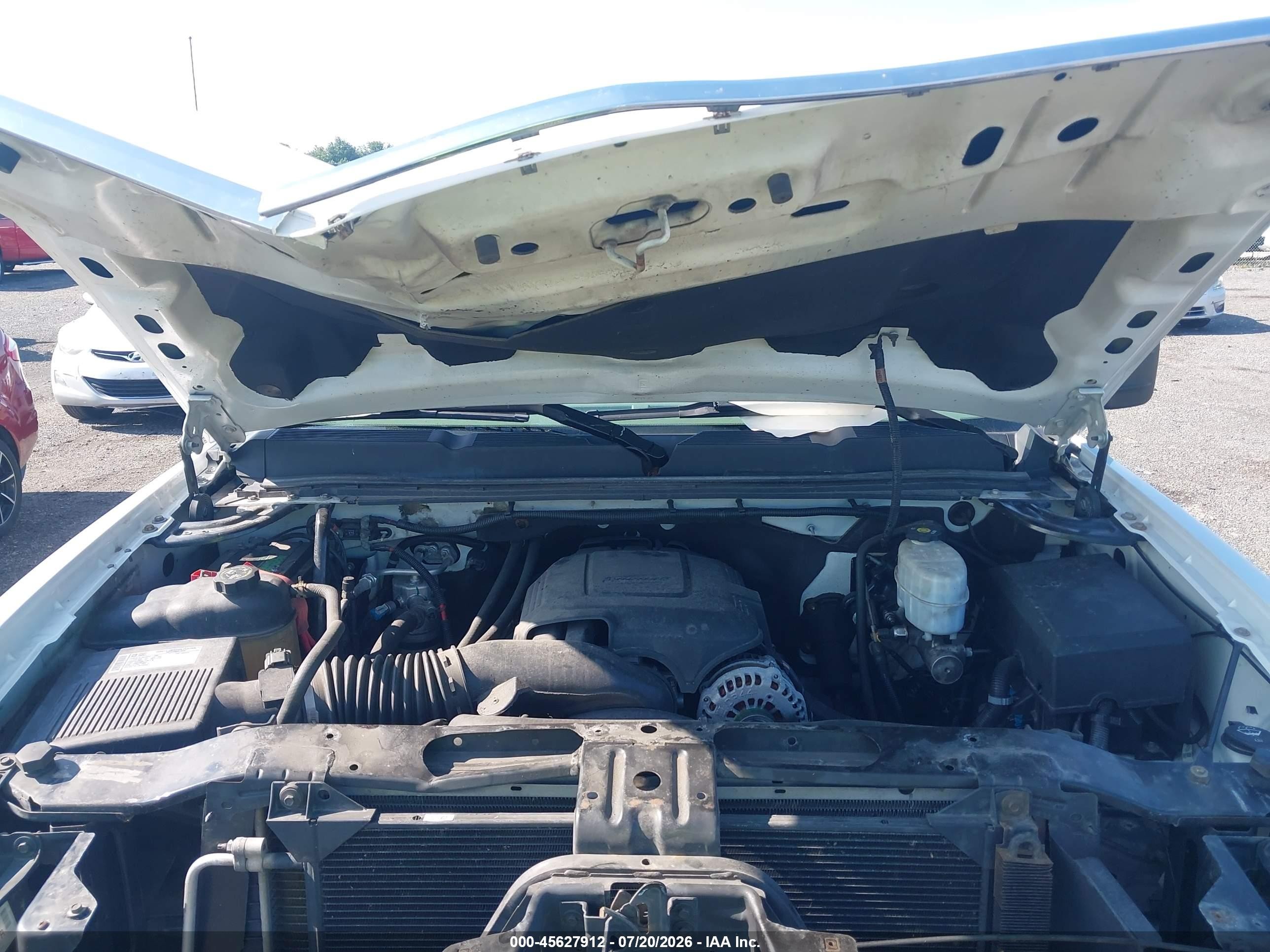 2009 Chevrolet Silverado 2500hd Work Truck White vin: 1GCHK44K69F175136