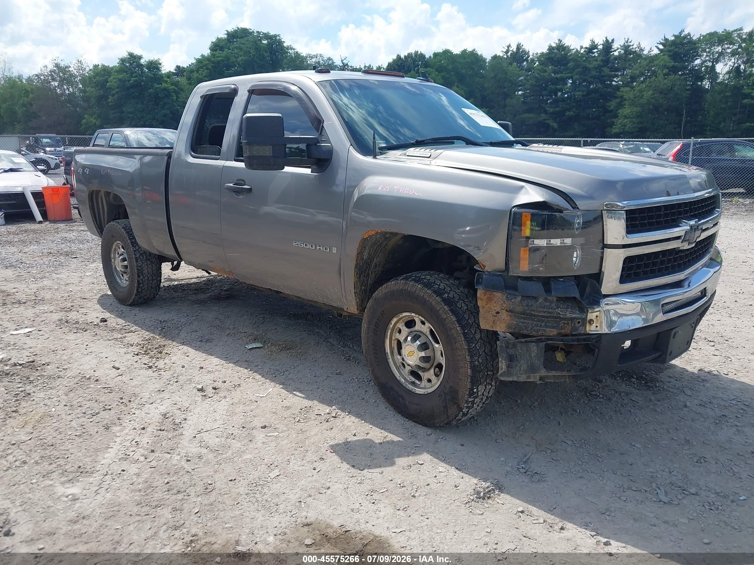 2009 Chevrolet Silverado 2500hd Work Truck Gray vin: 1GCHK49659E104642