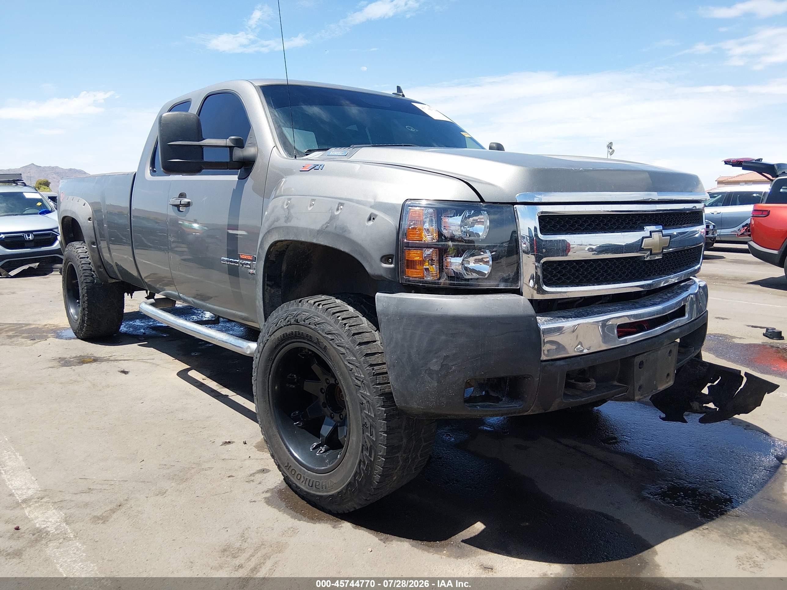 2009 Chevrolet Silverado 2500hd Work Truck Gray vin: 1GCHK49K09E113343